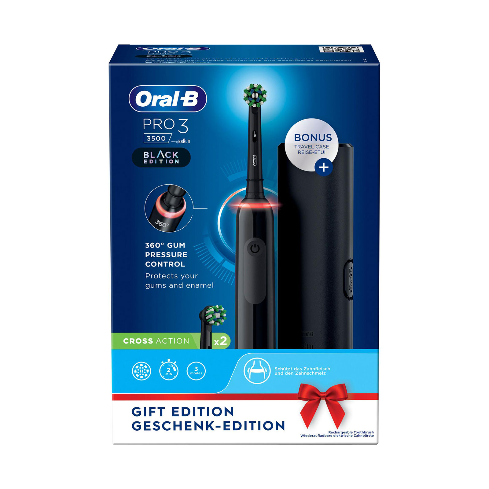 Oral-B Pro 3 3500 schwarz Zahnbürste