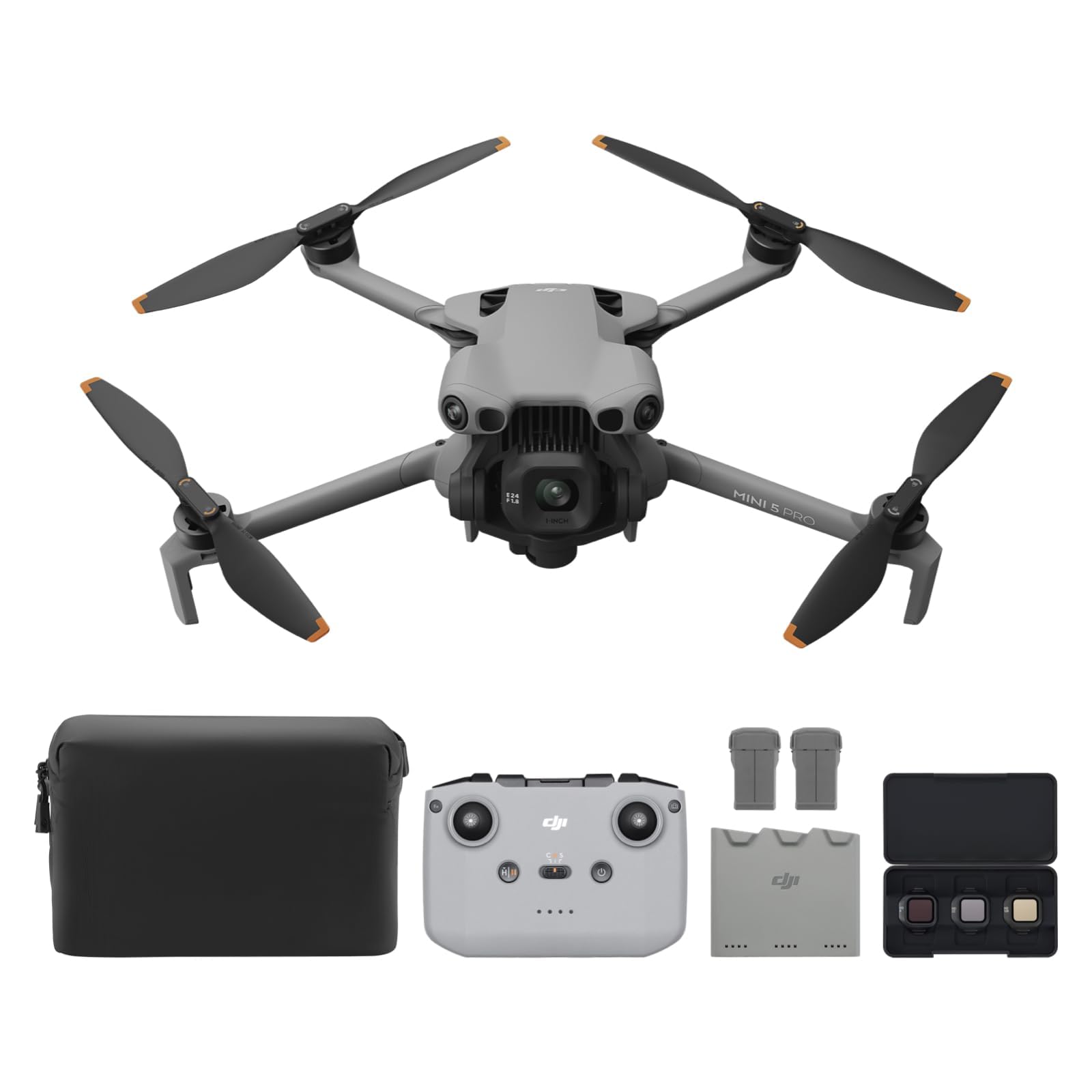 DJI Mini 5 Pro Fly More Combo mit DJI RC-N3, C0-Zertifiziert, Drohne mit Kamera