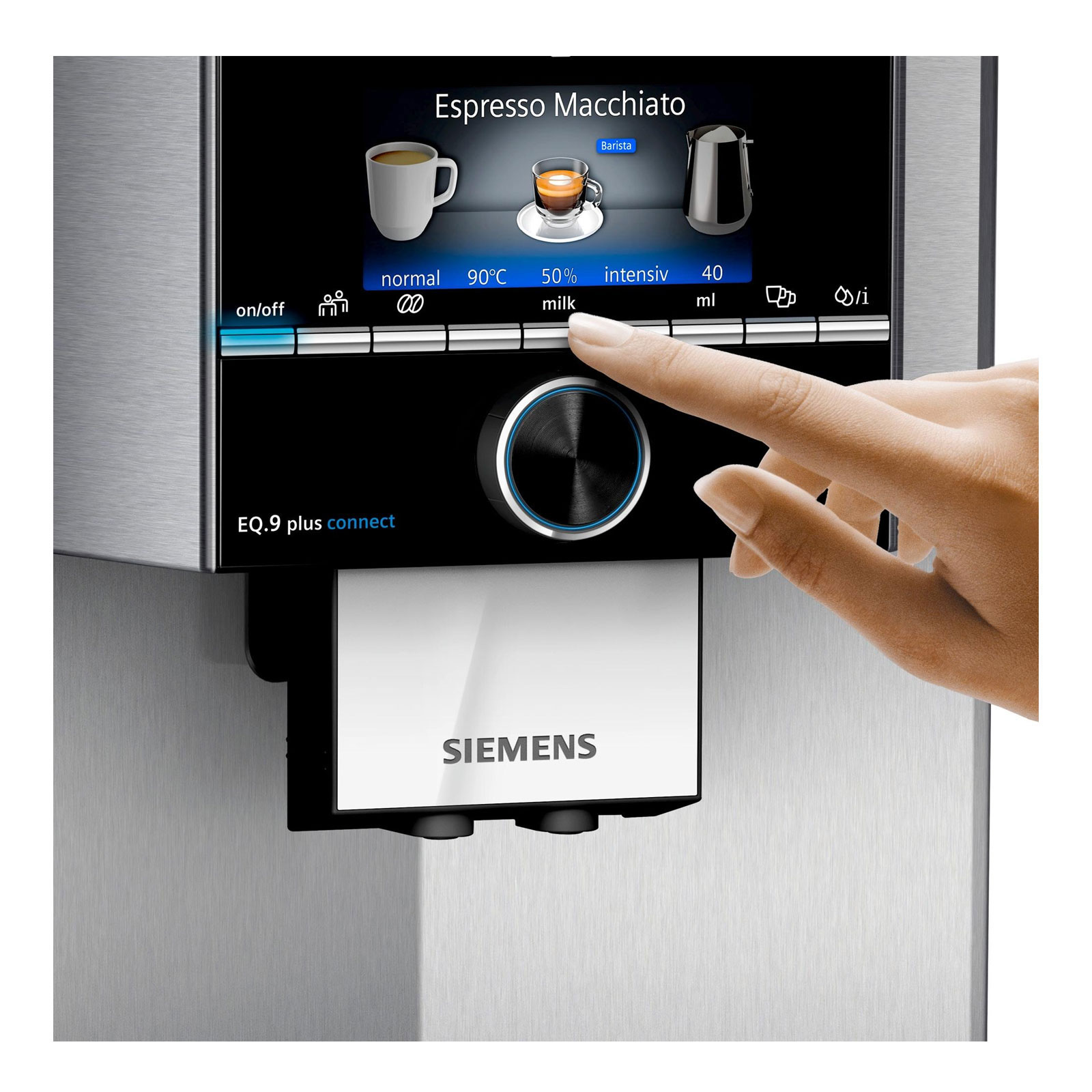 Siemens TI9558X1DE EQ.9 plus connect s500 Kaffeevollautomat + TZ80001A + TZ80002A
