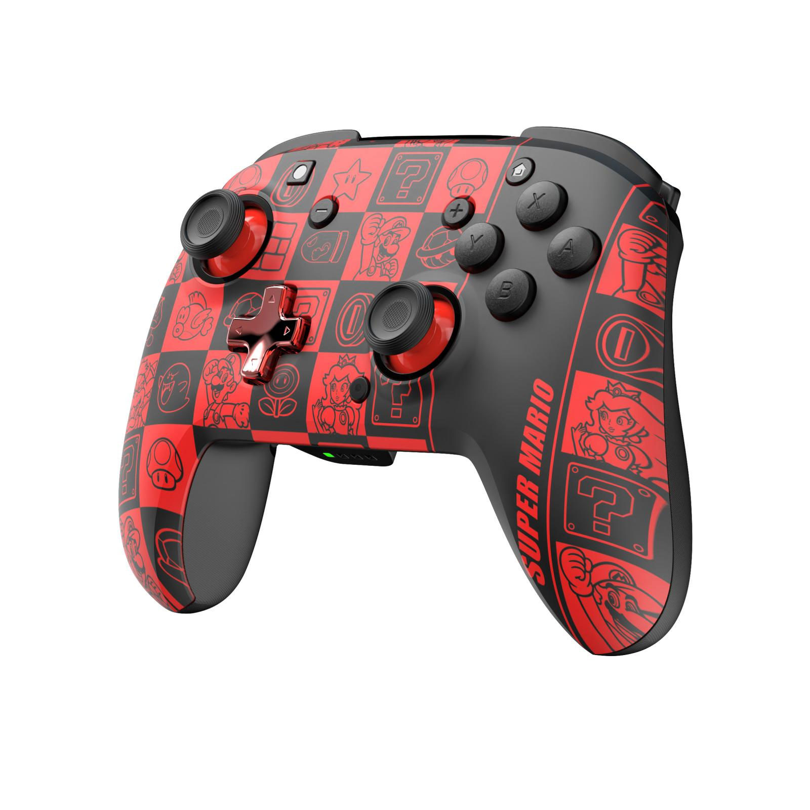 PDP Nintendo Switch 2 Controller Rematch Glow - Super Icon