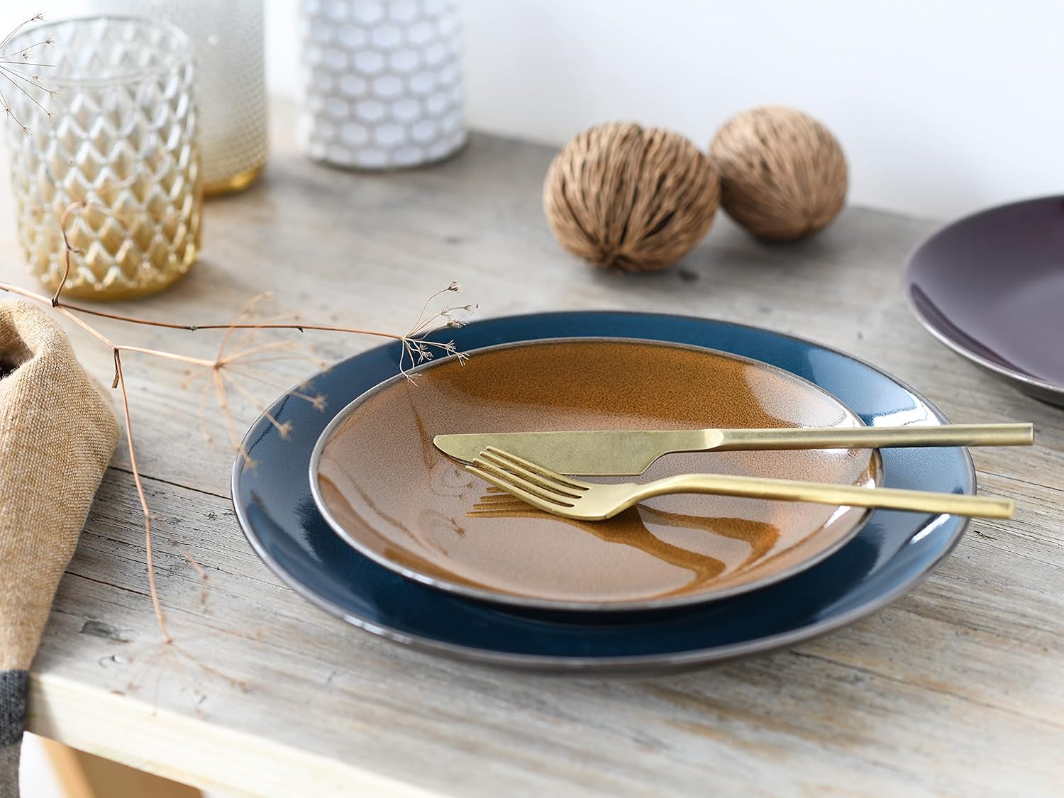 CreaTable, 23859, Serie MARRAKESCH Collection, Teller Set 12 teilig