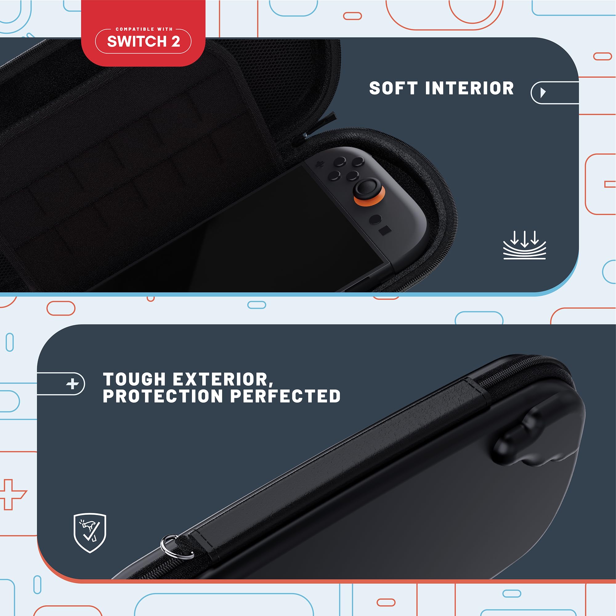 STEALTH Reisetasche für Handheld-Konsole, kompatibel mit Switch 2
