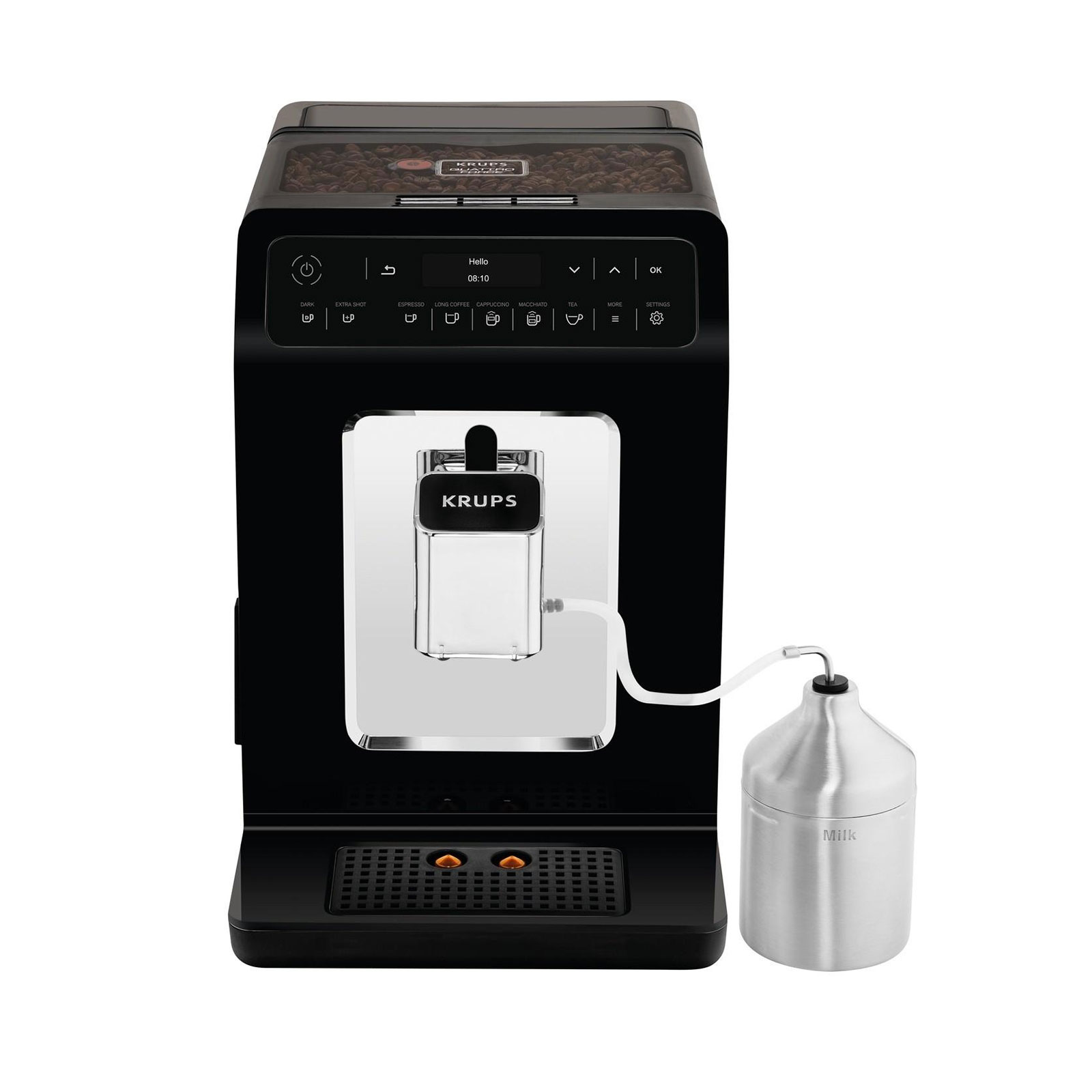 Krups EA 8918 Evidence Kaffeevollautomat Piano-Black