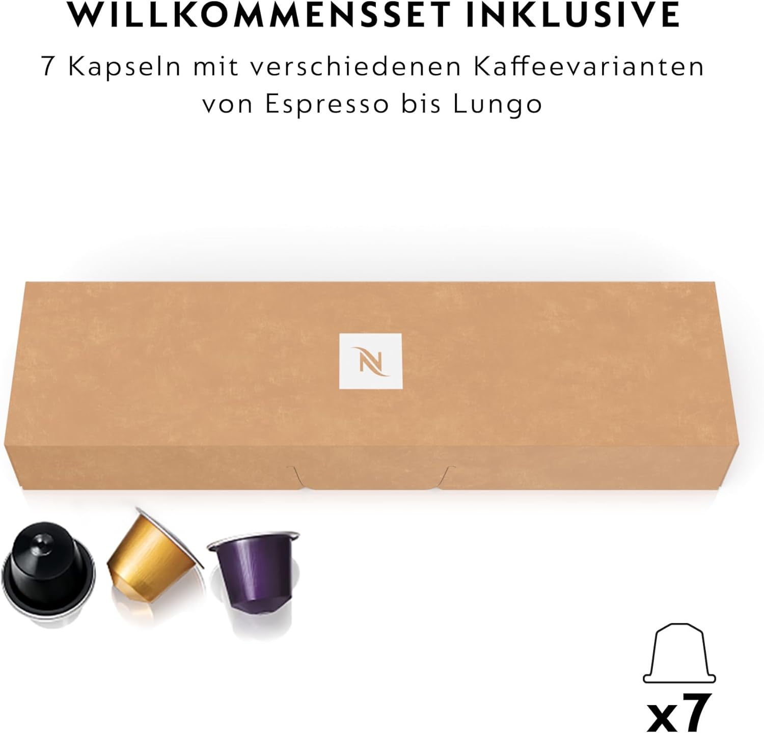 Krups XN110B Essenza Mini Grau