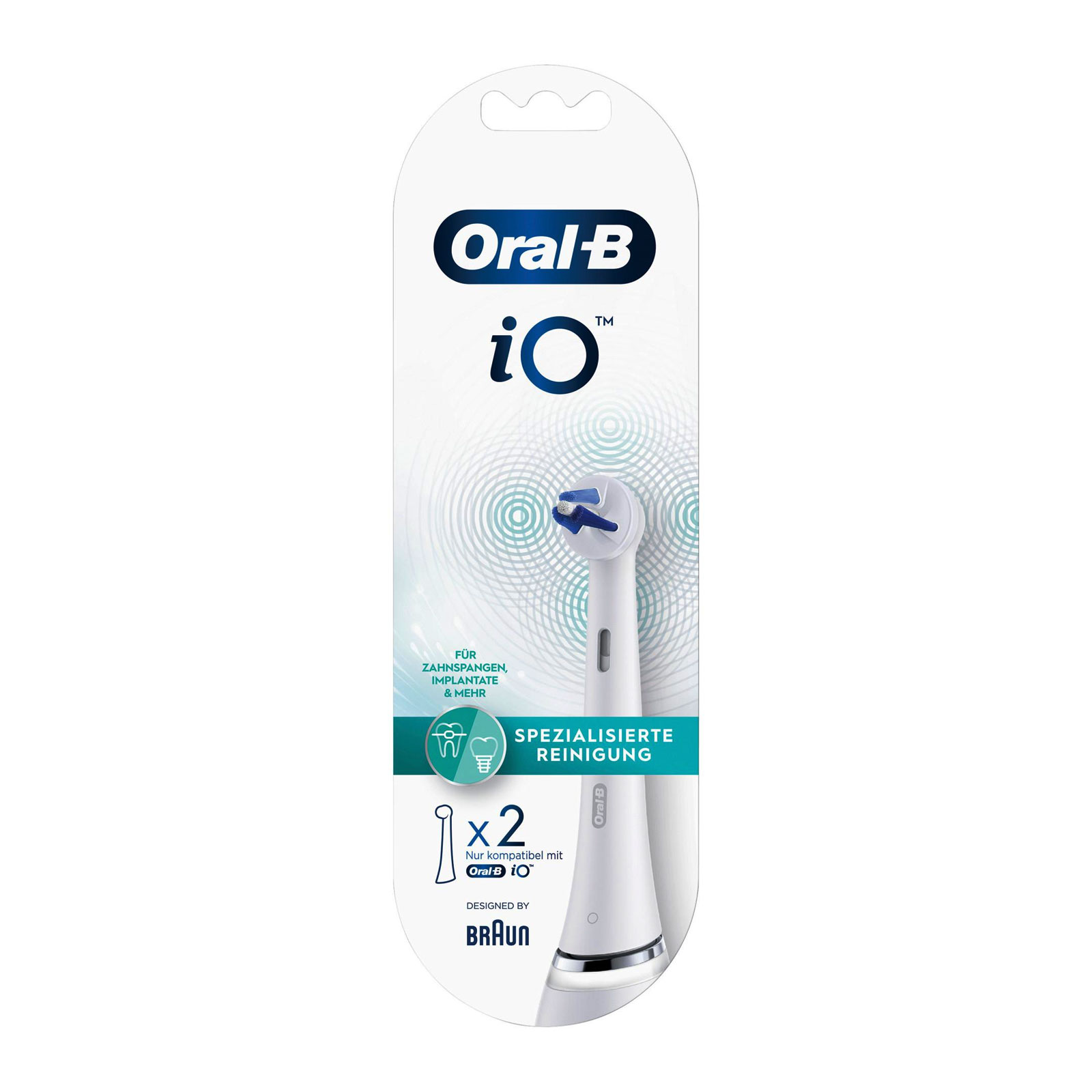 Oral-B Aufsteckbürsten iO Spezialisierte Reinigung, 2 Stück