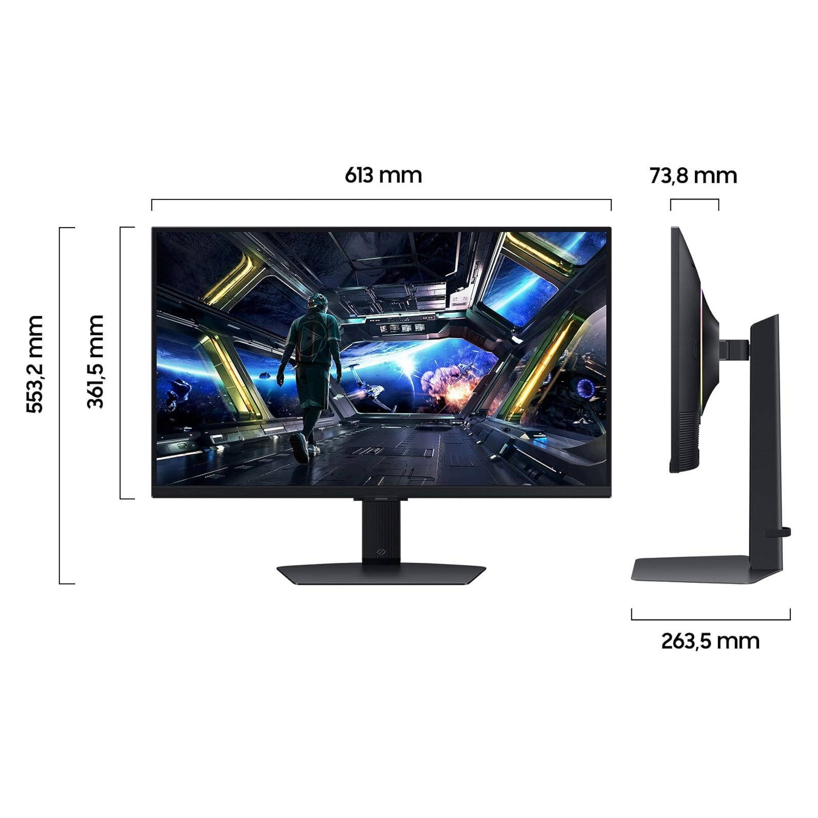 Samsung Odyssey G70D S27DG702EU Gaming Monitor Samsung Odyssey G70D S27DG702EU Gaming Monitor