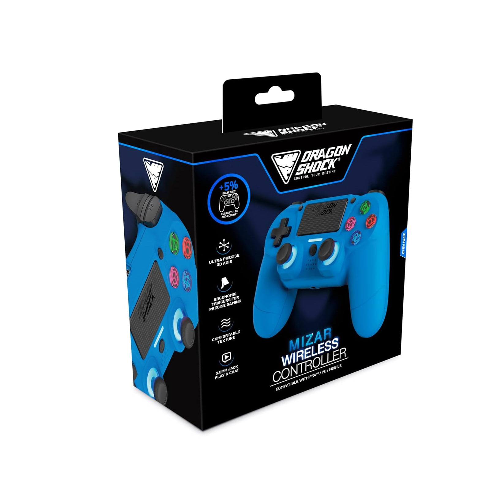 Dragonwar Dragonshock Controller Mizar Wireless
