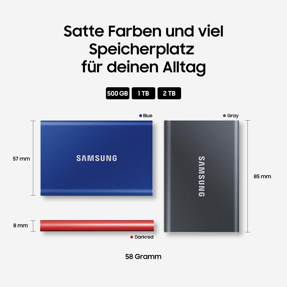 Samsung Portable SSD T7, SSD 1 TB