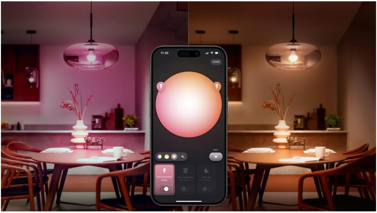 Philips Hue Smart Lighting Starter Kit mit 3 Lampen und Bridge