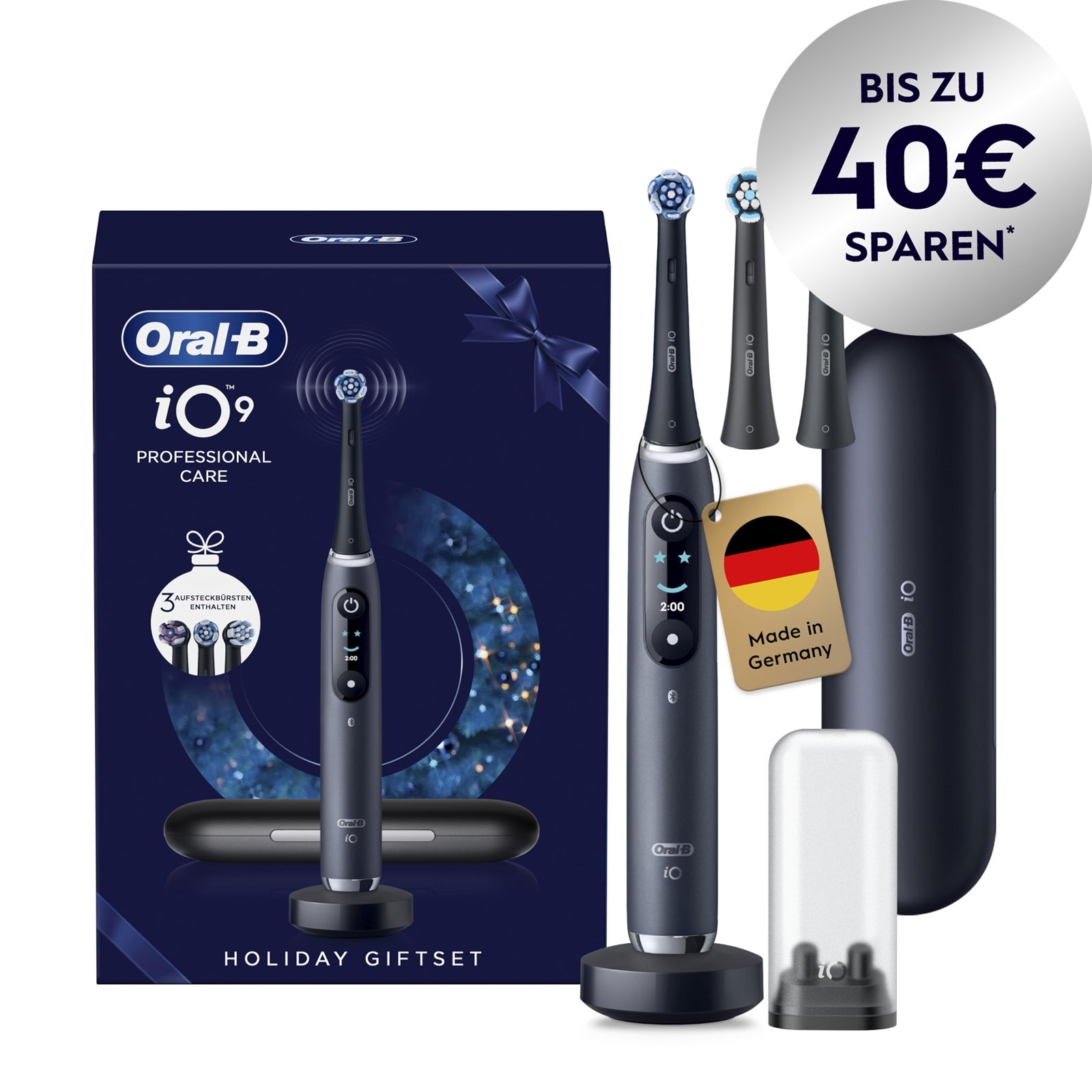 Oral-B iO9 black Geschenk. Zahnbürste