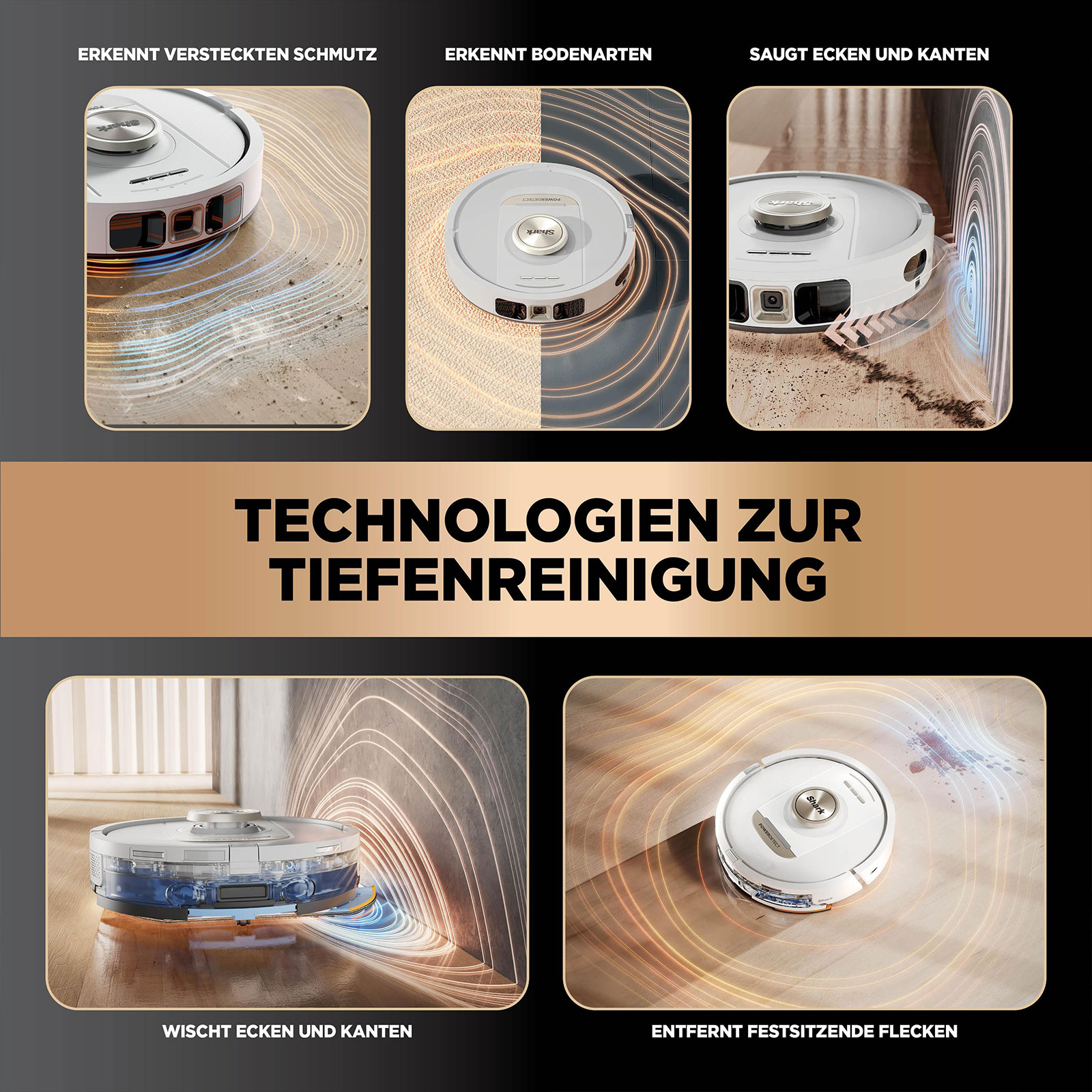 Shark RV2800ZEEUWH Saugroboter mit Wischfunktion Shark RV2800ZEEUWH Saugroboter mit Wischfunktion
