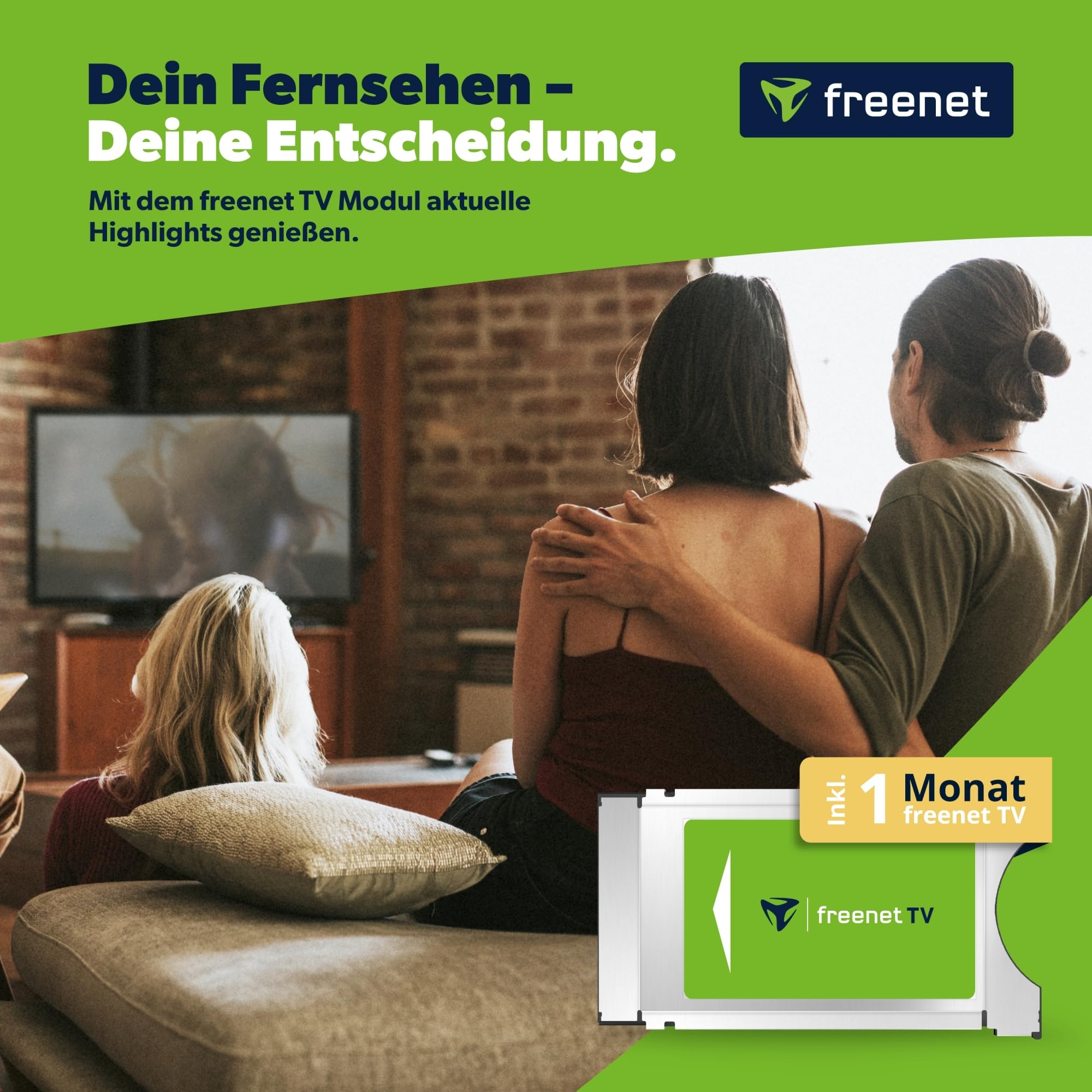Freenet TV CI+ Modul DVB-T2 HD, 1 Monat freenet TV, TV-Empfangsmodul