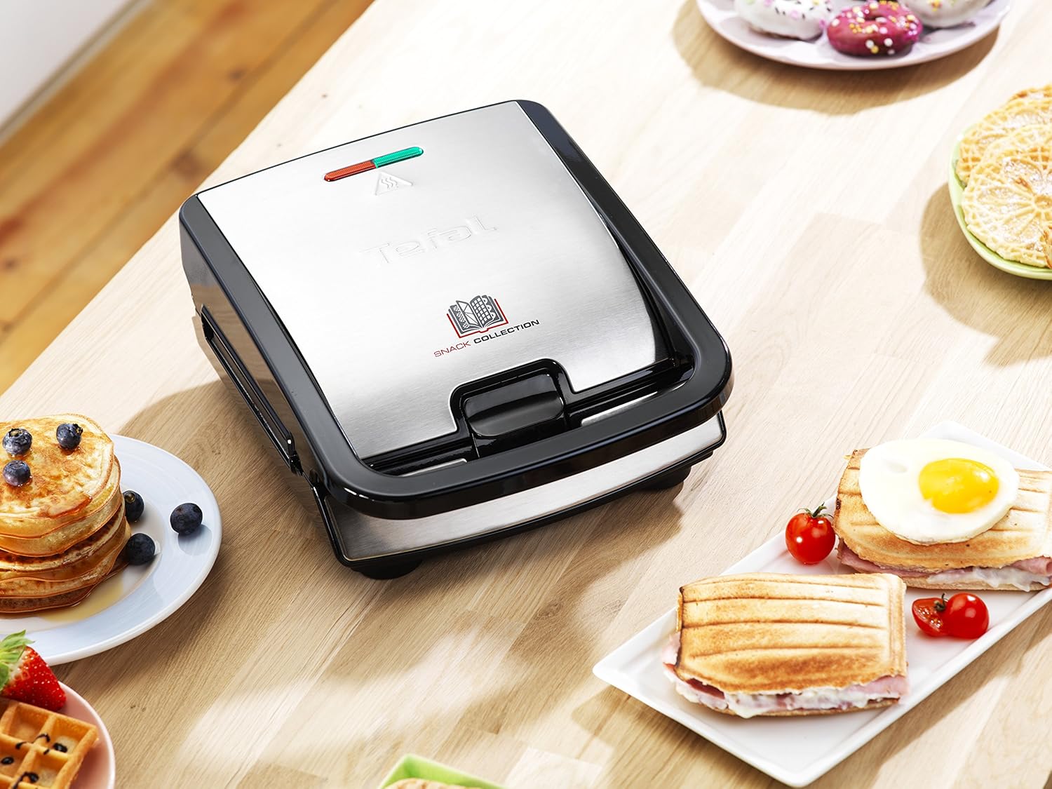 TEFAL XA 8002 Plattenset Snack Collection Sandwich
