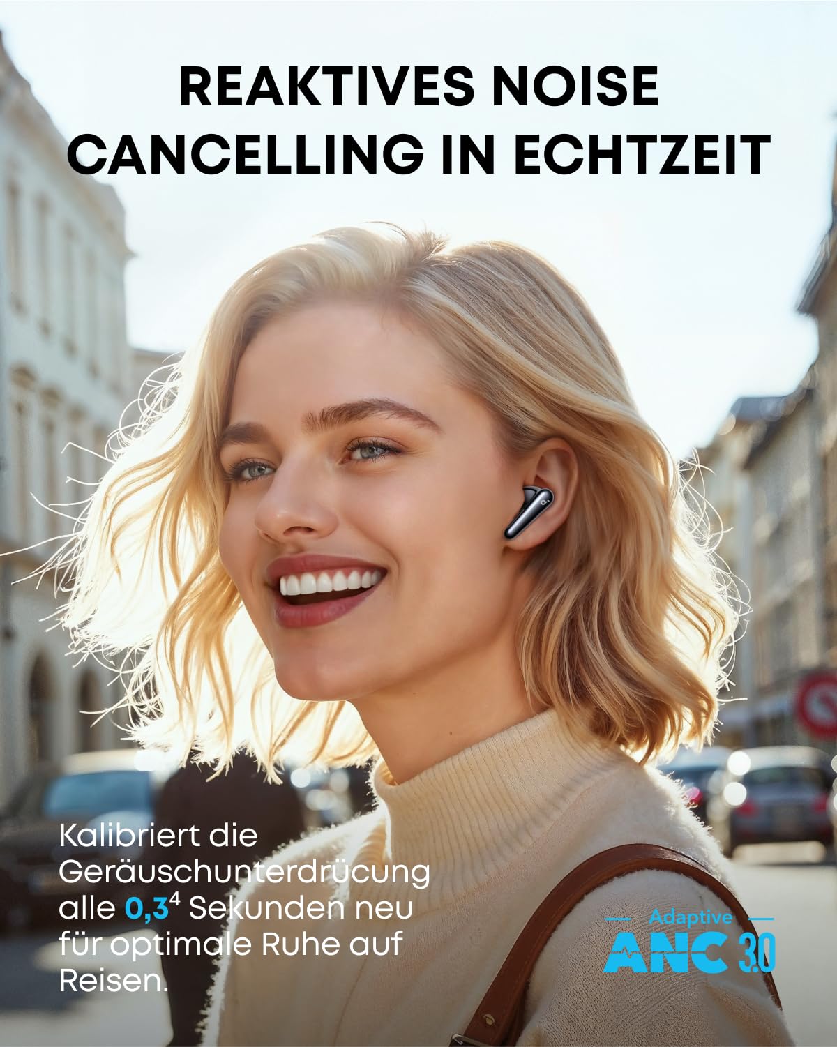 soundcore Liberty 4 Pro von Anker, Kabellose Noise Cancelling Kopfhörer