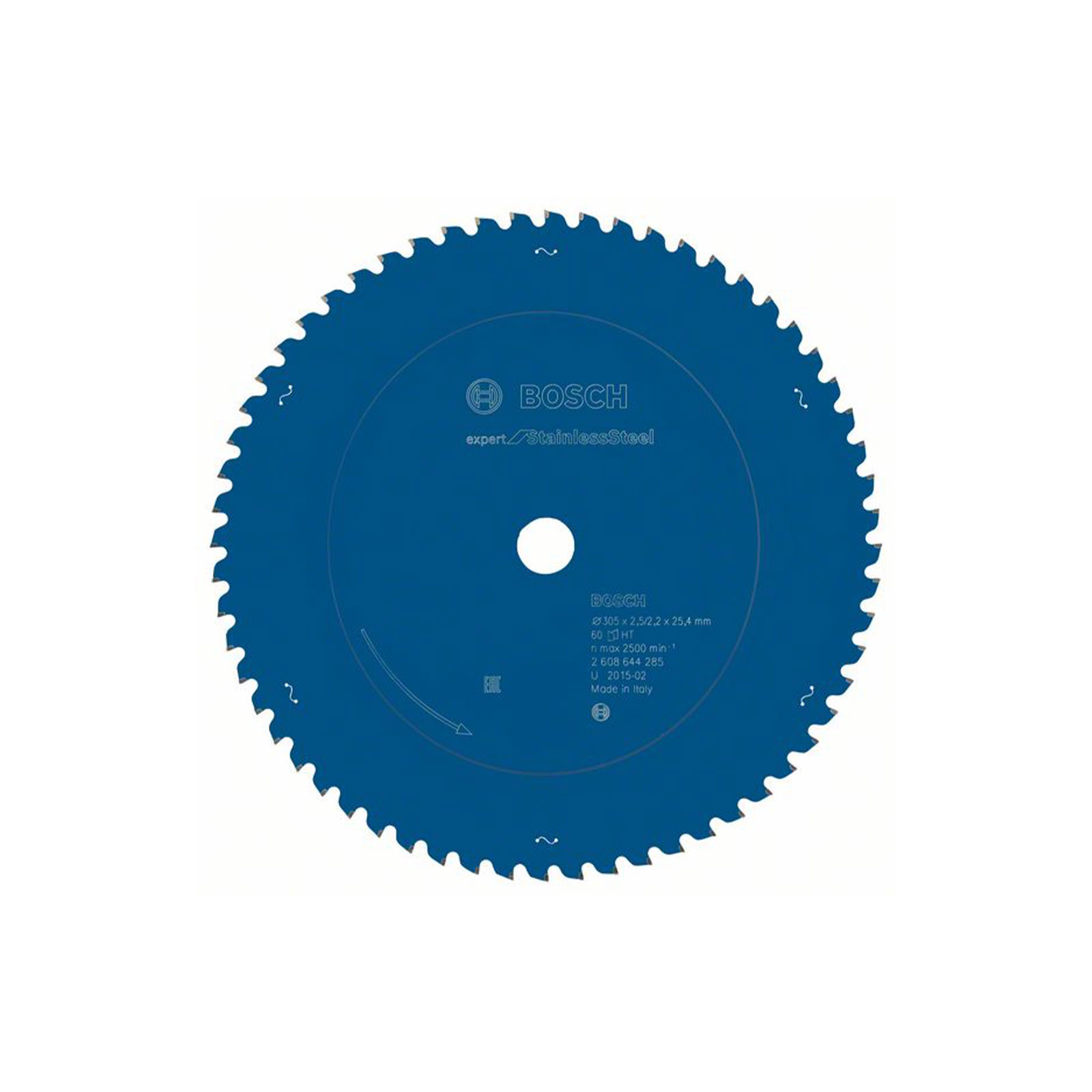 Bosch Professional Kreissaegeblatt Expert for Stainless Steel, 305 x 25,4 x 2,5 x 60