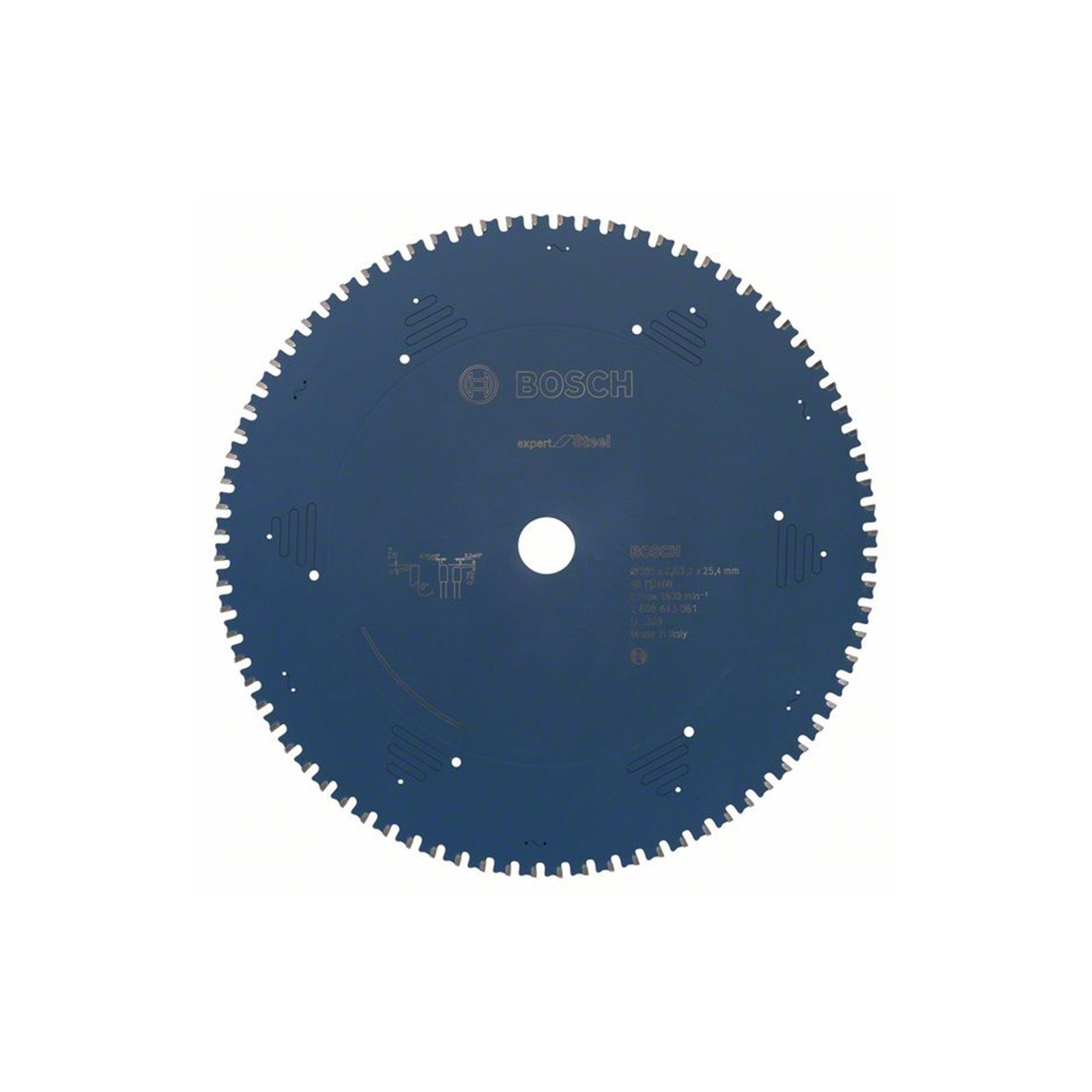Bosch Professional Kreissaegeblatt Expert for Steel, 305 x 25,4 x 2,6 mm, 80