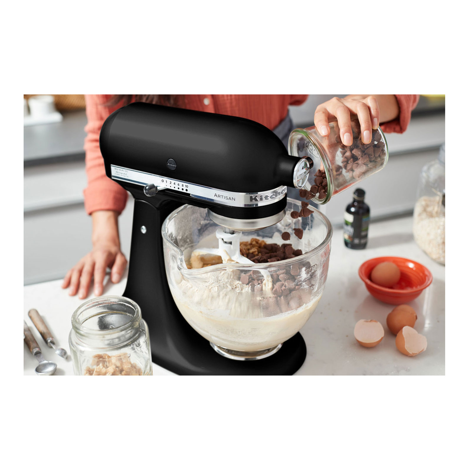 KitchenAid 5KSM125EBM 4,8L Küchenmaschine Factory Serviced