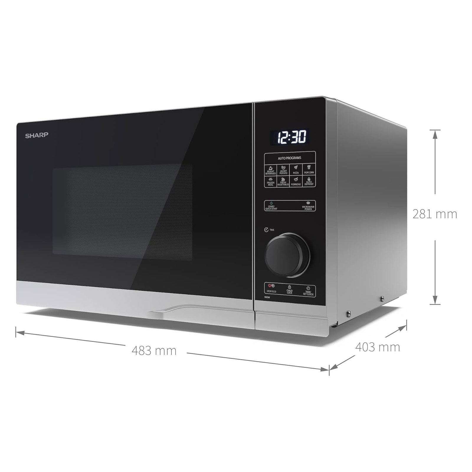 Sharp YC-PS254AE-S Mikrowelle