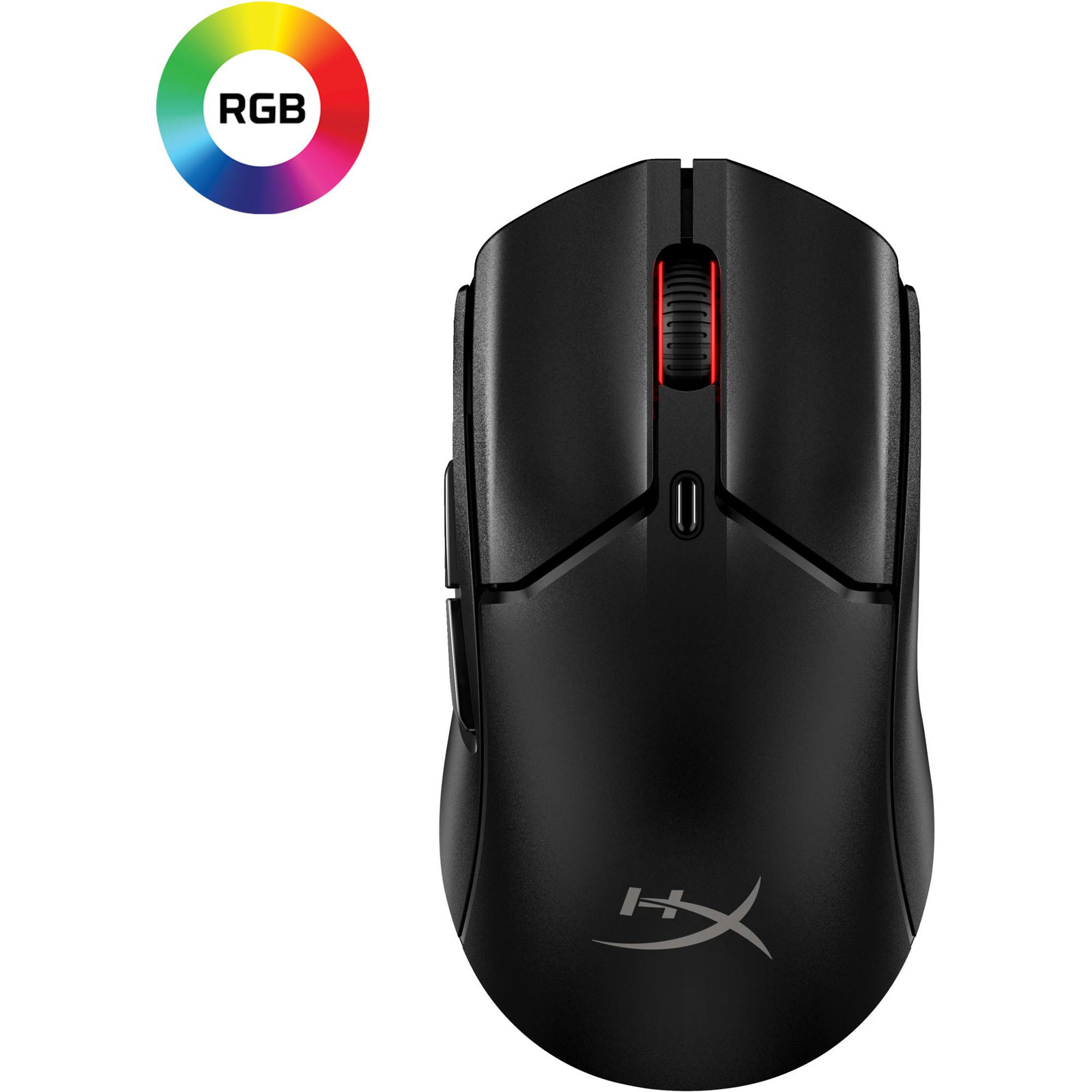 HyperX Pulsefire Haste 2 Wireless-Gaming-Maus, Weiß (RF Wireless, Bluetooth, 	7D389AA)