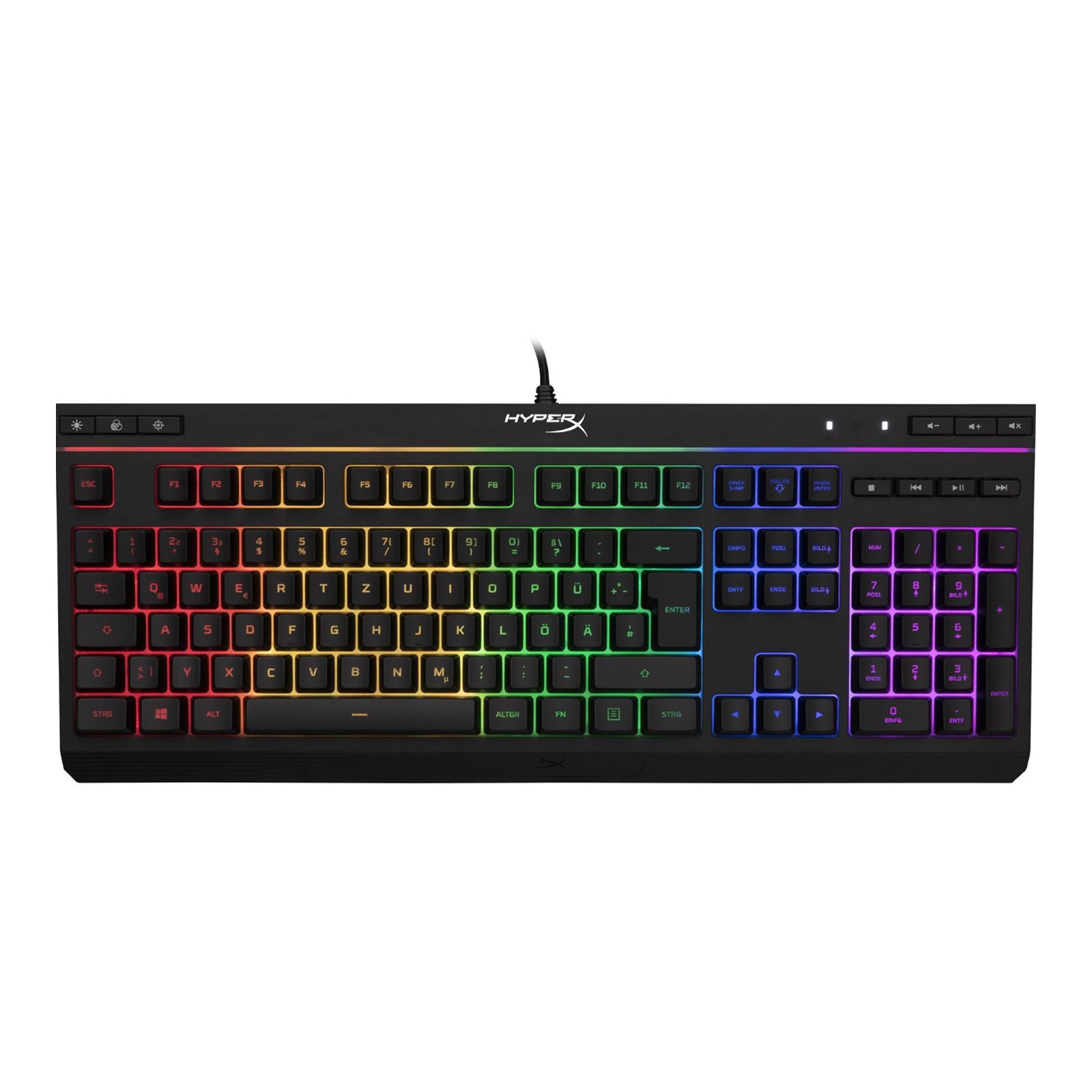 HyperX Alloy Core RGB Membran-Gaming-Tastatur HyperX Alloy Core RGB Membran-Gaming-Tastatur