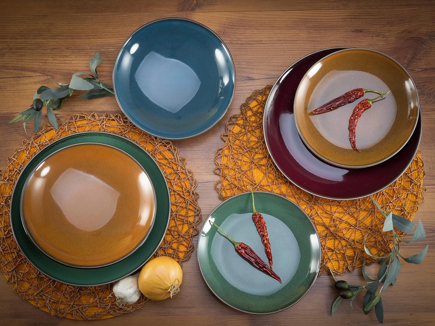 CreaTable, 23859, Serie MARRAKESCH Collection, Teller Set 12 teilig