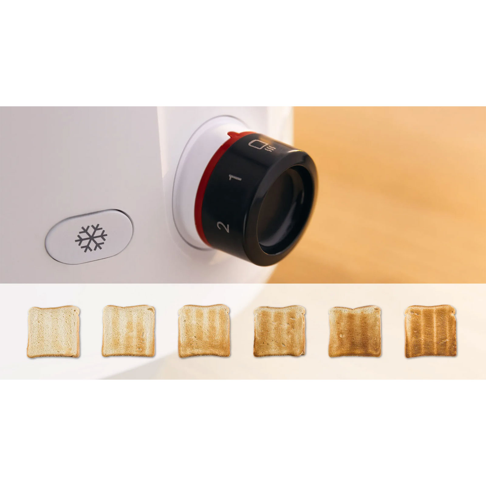 Bosch TAT2M121 Toaster Kompakt MyMoment 2 Scheiben 950 Watt