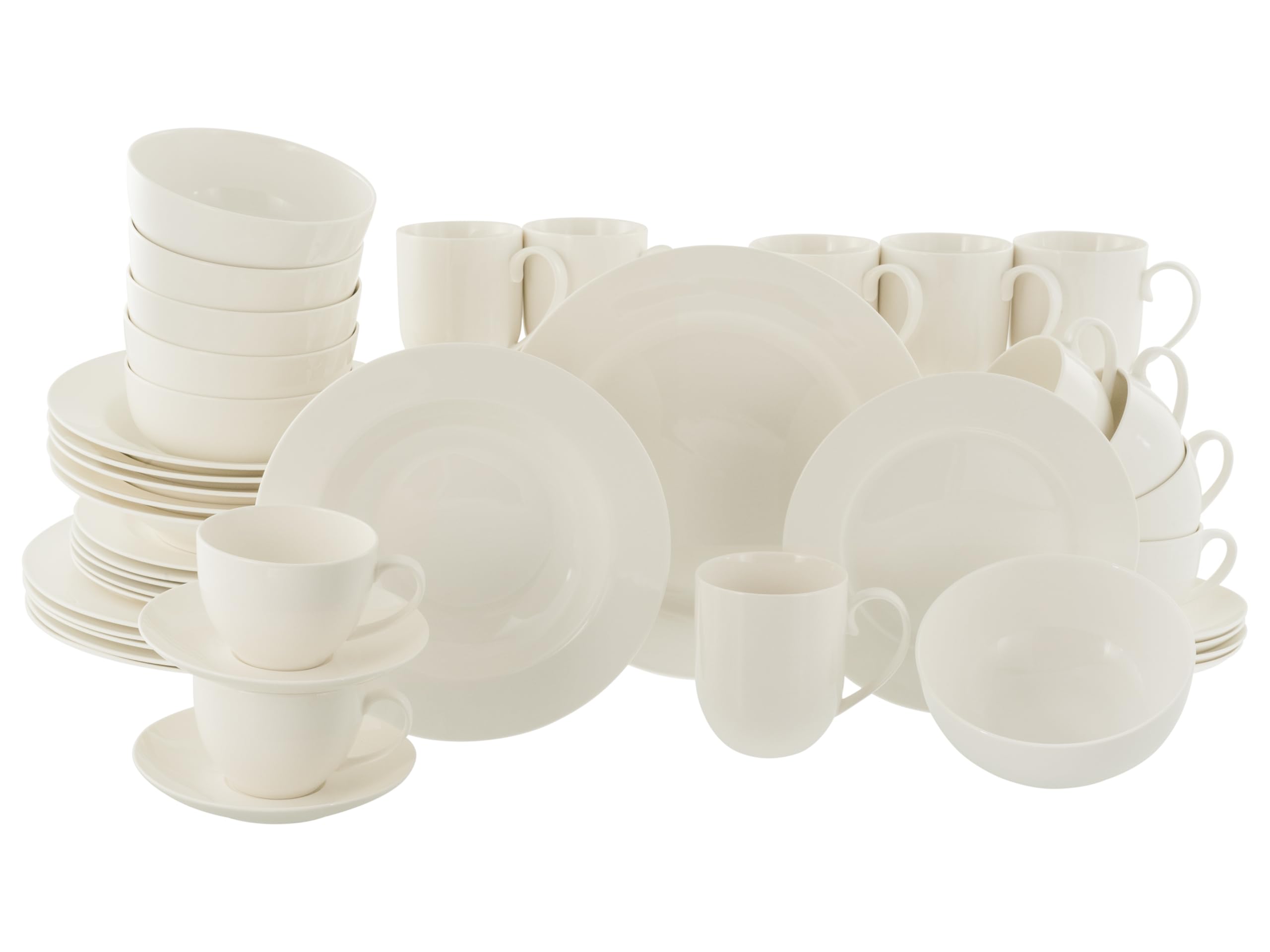 CreaTable 22159 Kombiservice Serie Fleur Royal 42-tlg Geschirrset