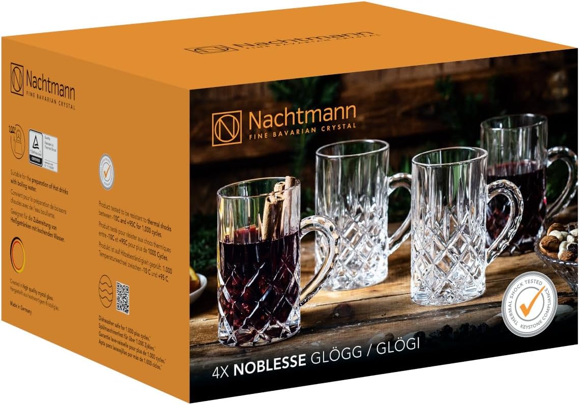 Nachtmann Noblesse Glögg / Glühwein Glas für Heißgetränke, 4er-Set Nachtmann Noblesse Glögg / Glühwein Glas für Heißgetränke, 4er-Set