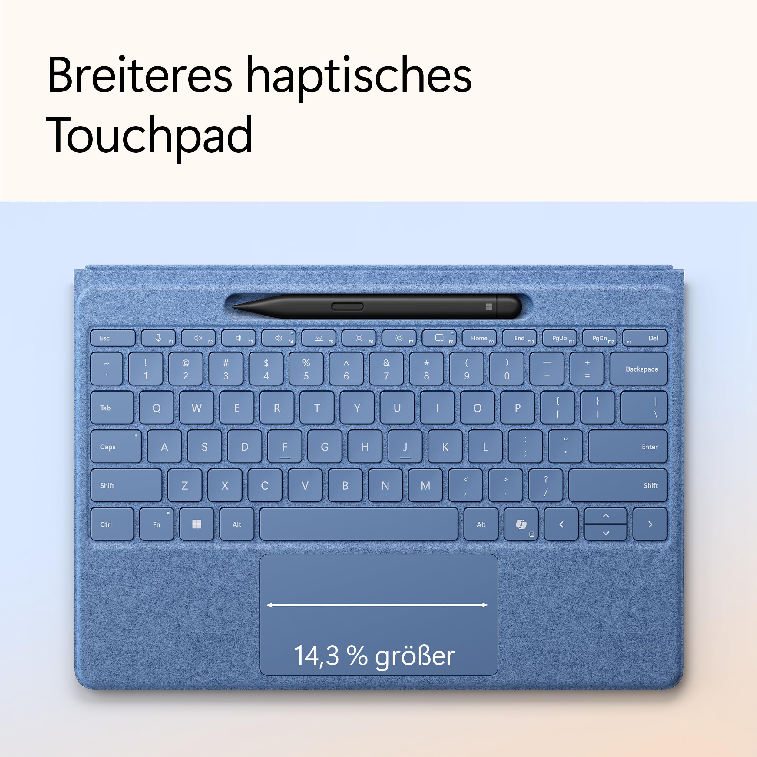 Microsoft Surface Pro Flex Keyboard (QWERTZ) mit Slim Pen