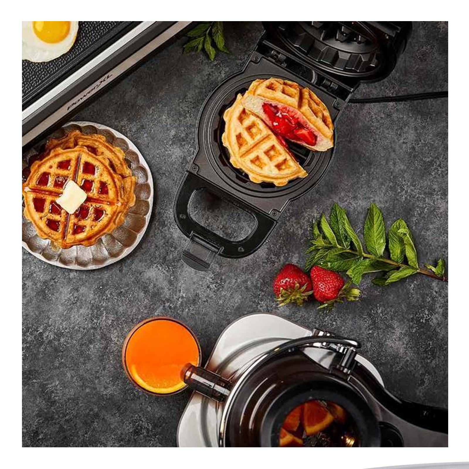 PowerXL Waffeleisen Waffle Star 18 cm