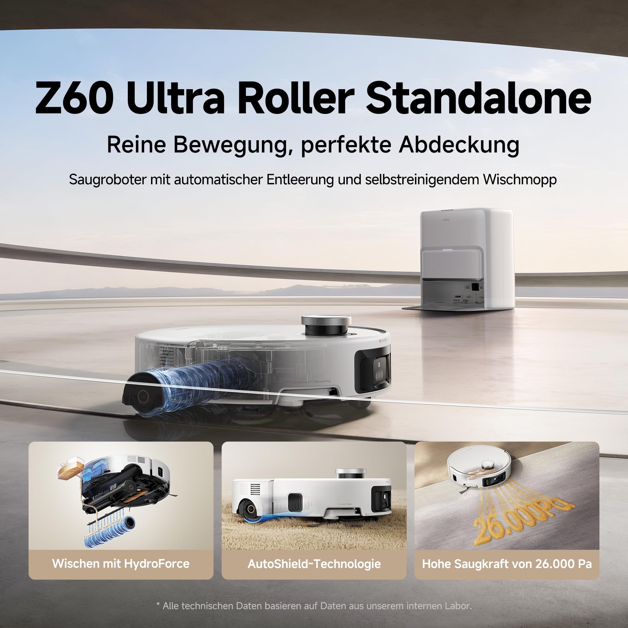 Mova Z60 Ultra Roller Standalone Saugroboter