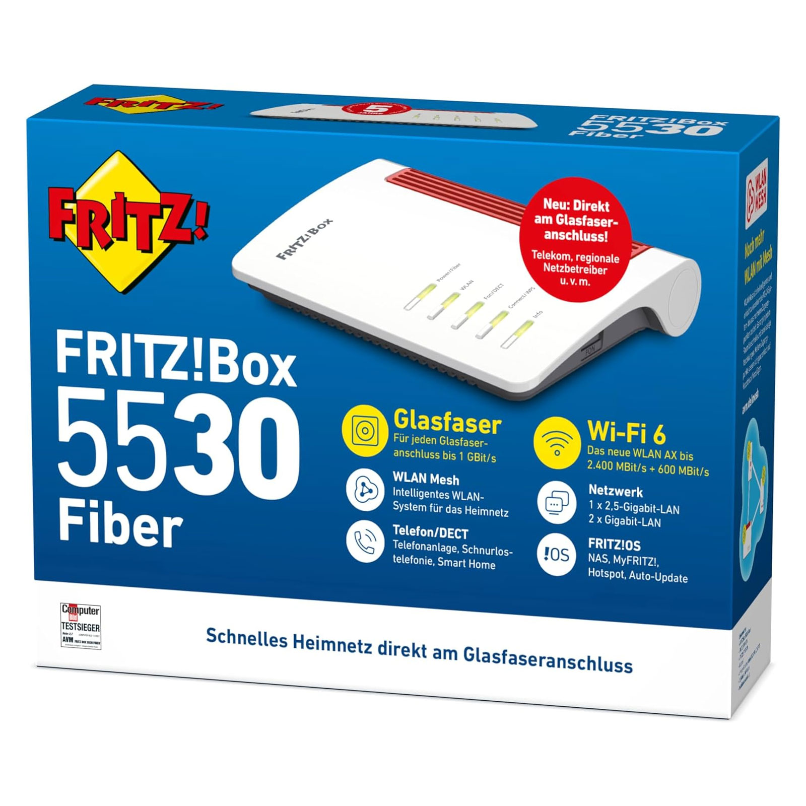 AVM FRITZ!Box 5530 Fiber Glasfasermodem 
