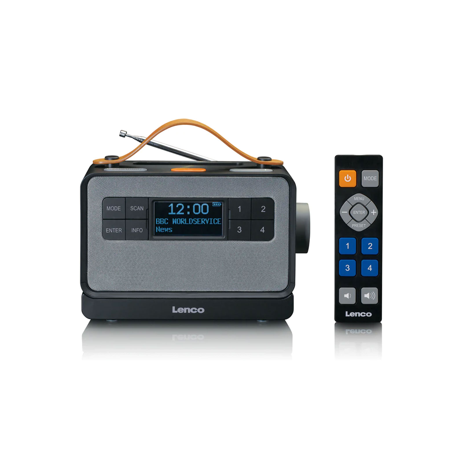 Lenco DAB+ Radio PDR-065 Digital-Tuner DAB+ UKW (FM) Bluetooth