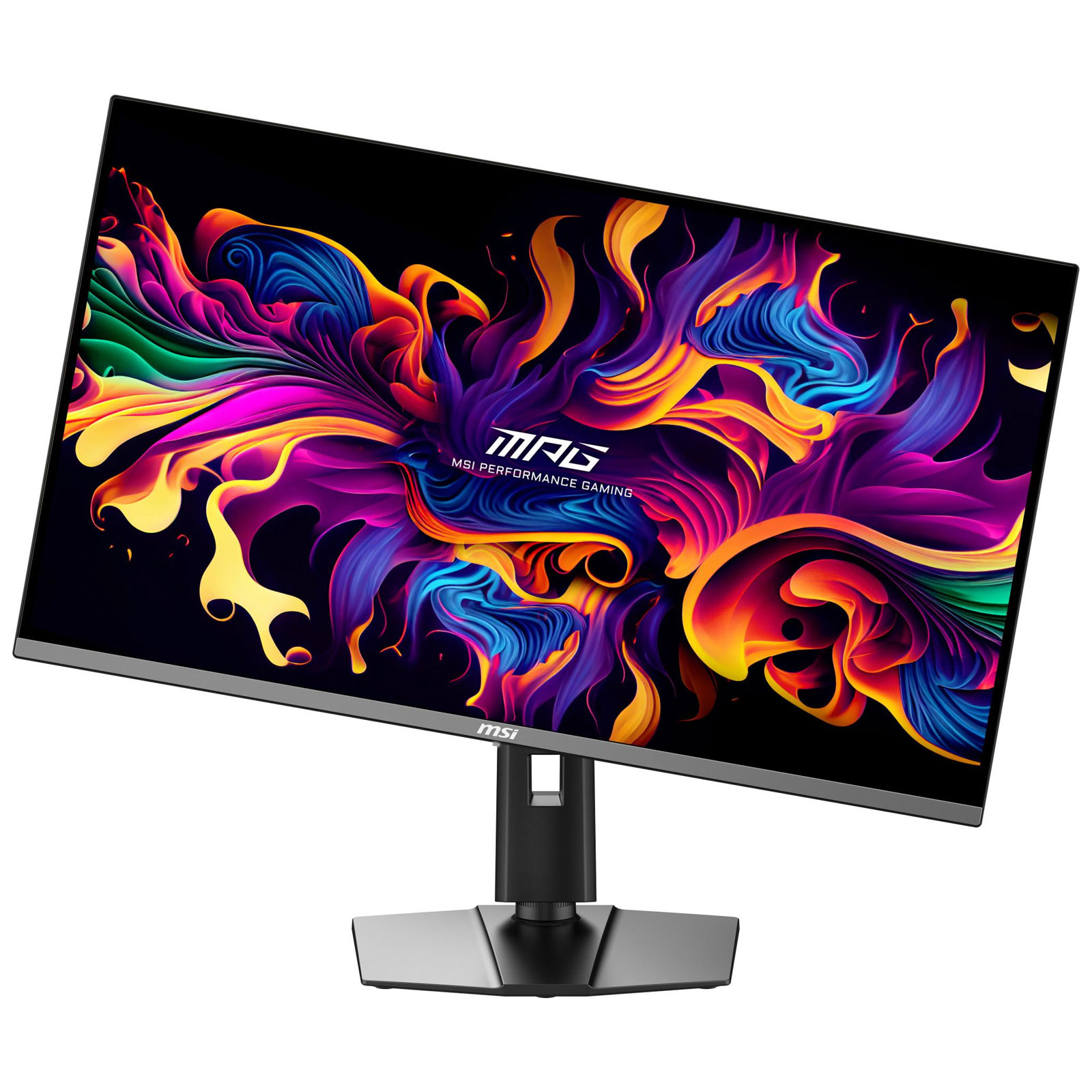 MSI Gaming-Monitor MPG 321URXDE, Schwarz, 31,5 Zoll, 4K, QD-OLED, 240 Hz, 0,03 ms (USB-Hub, HDMI, DisplayPort, höhenverstellbar, neigbar, schwenkbar, Pivot, VESA Adaptive Sync)