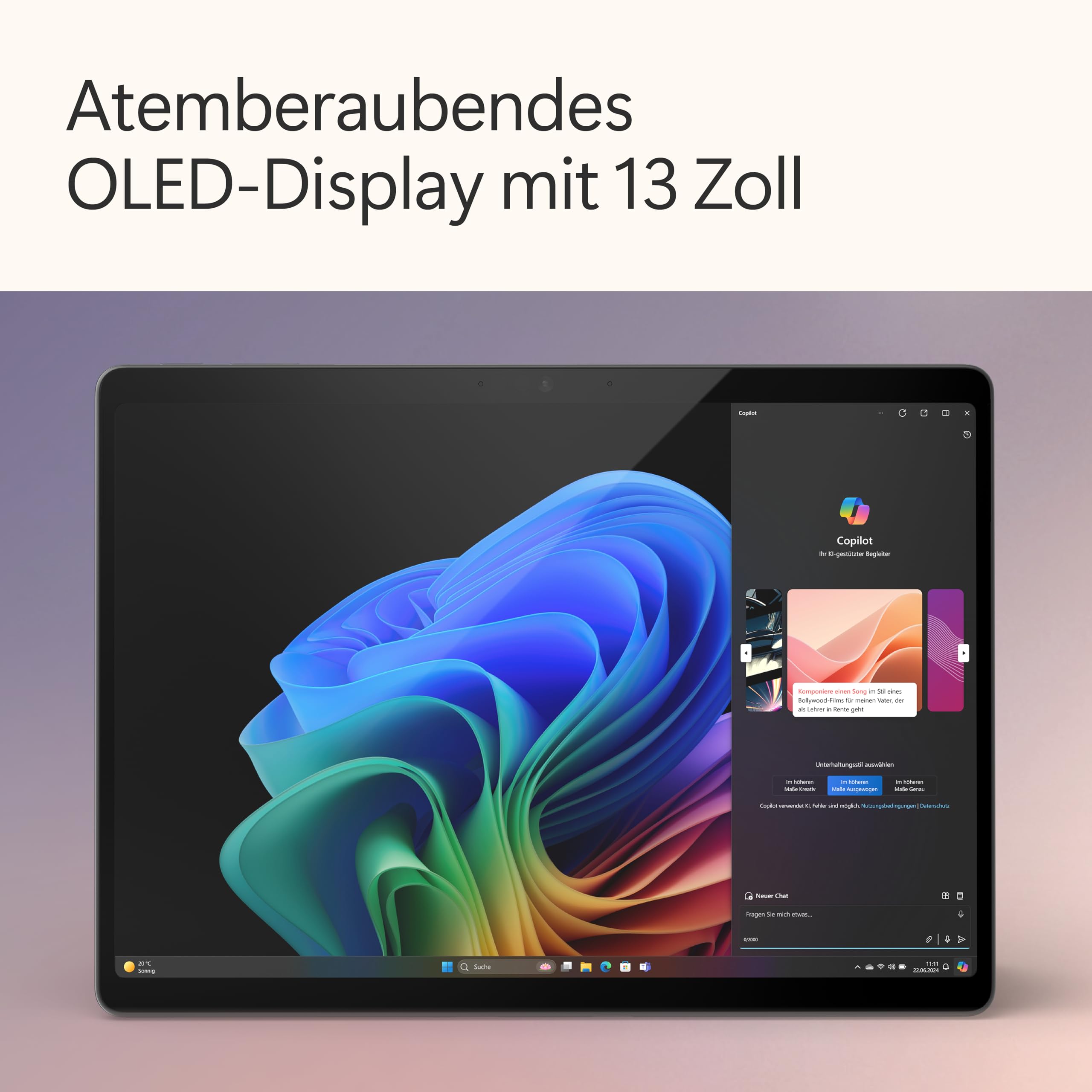 Microsoft Surface Pro | Copilot+ PC | 13” OLED Touchscreen Tablet