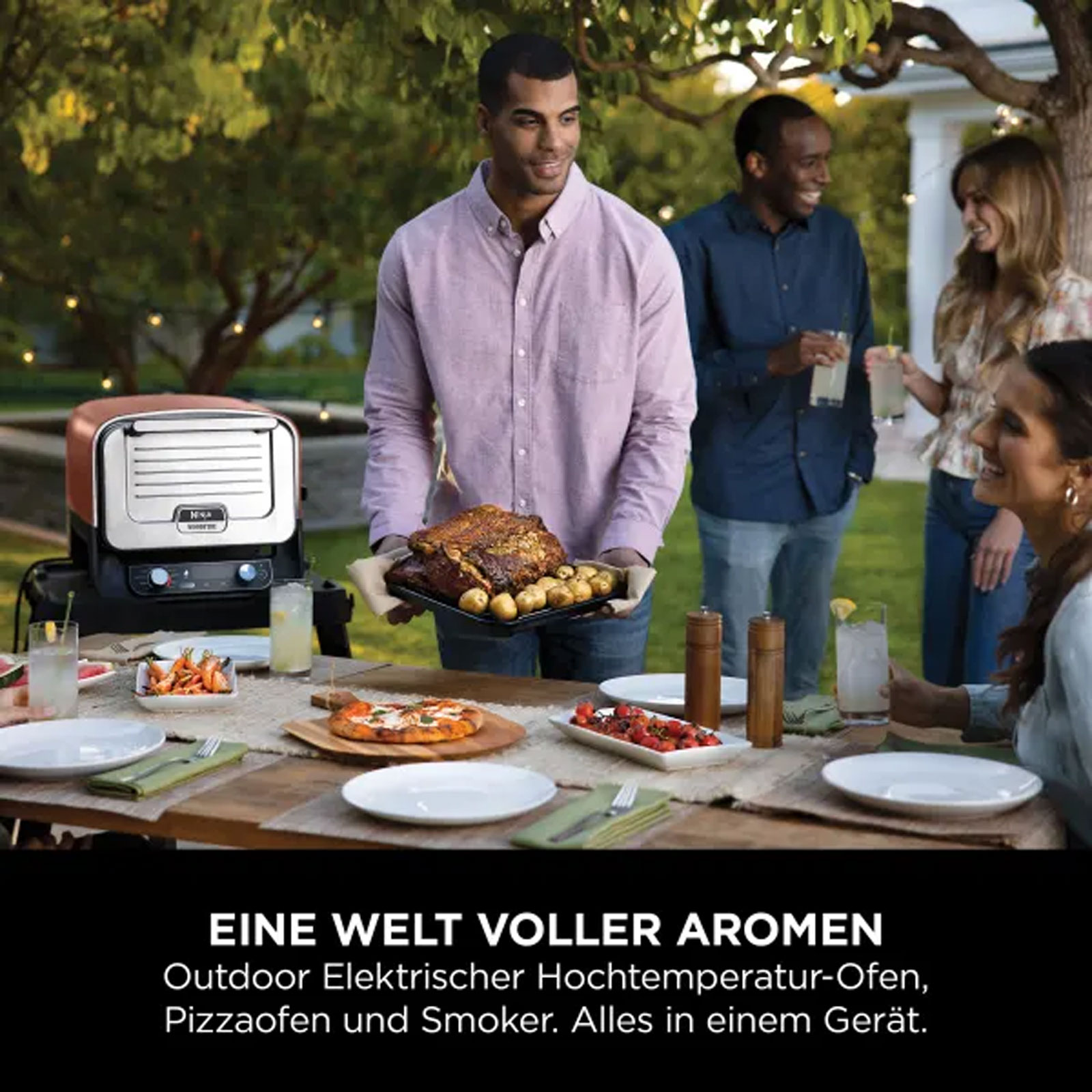 Ninja OO101DE Woodfire Tischgrill