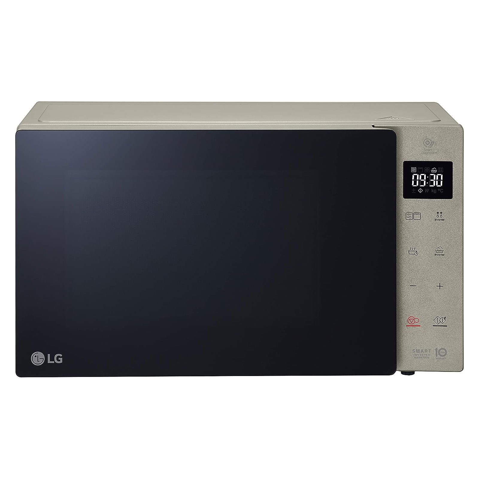 LG Electronics MH6535NBS Mikrowelle mit Grill  Smart Inverter Technologie 1000 W  25 L