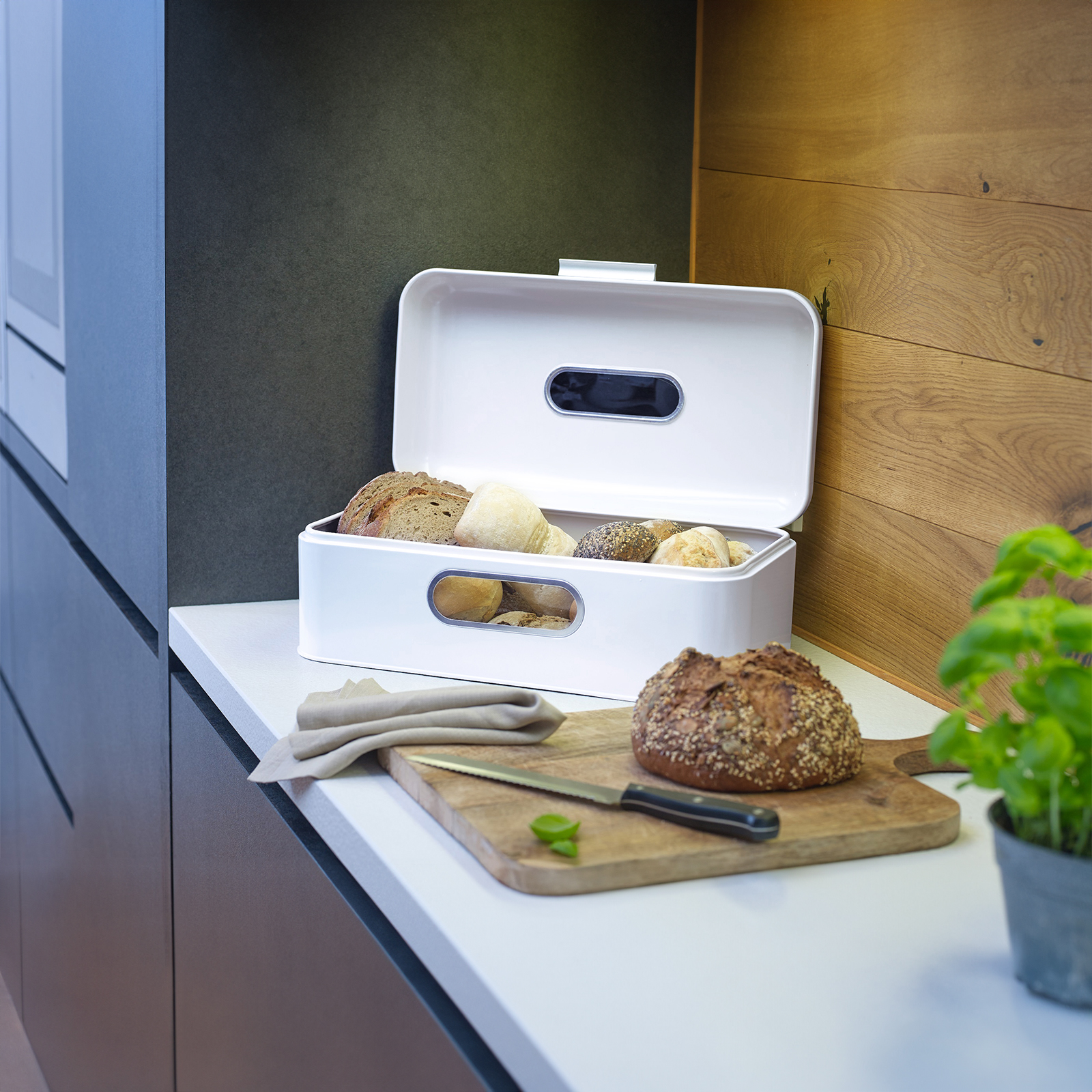 Echtwerk Brotkasten "Retro" aus Metall