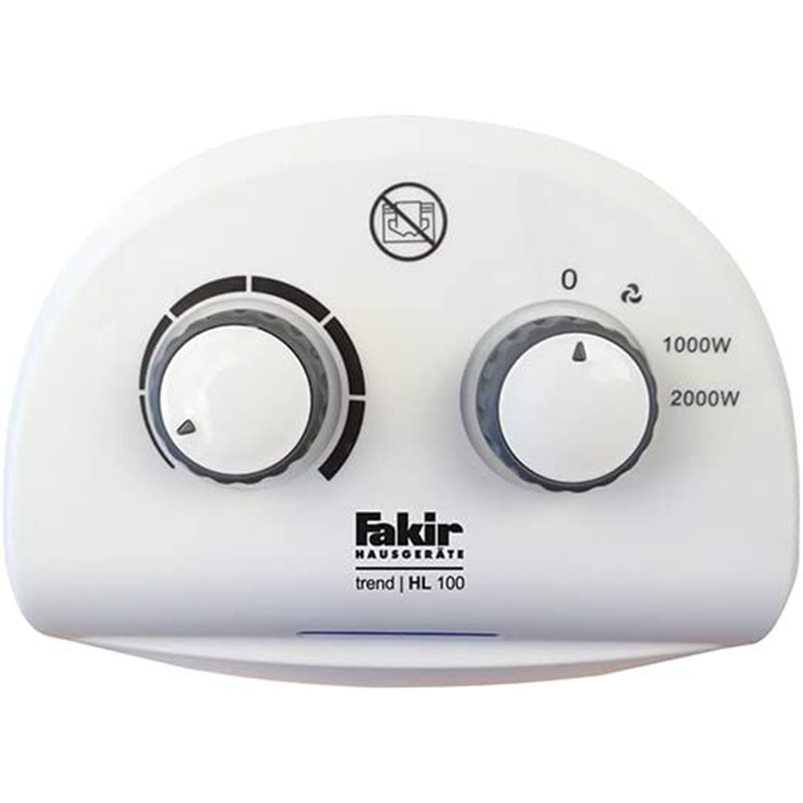 FAKIR Heizlüfter Trend HL 100 weiß/grau FAKIR Heizlüfter Trend HL 100 weiß/grau