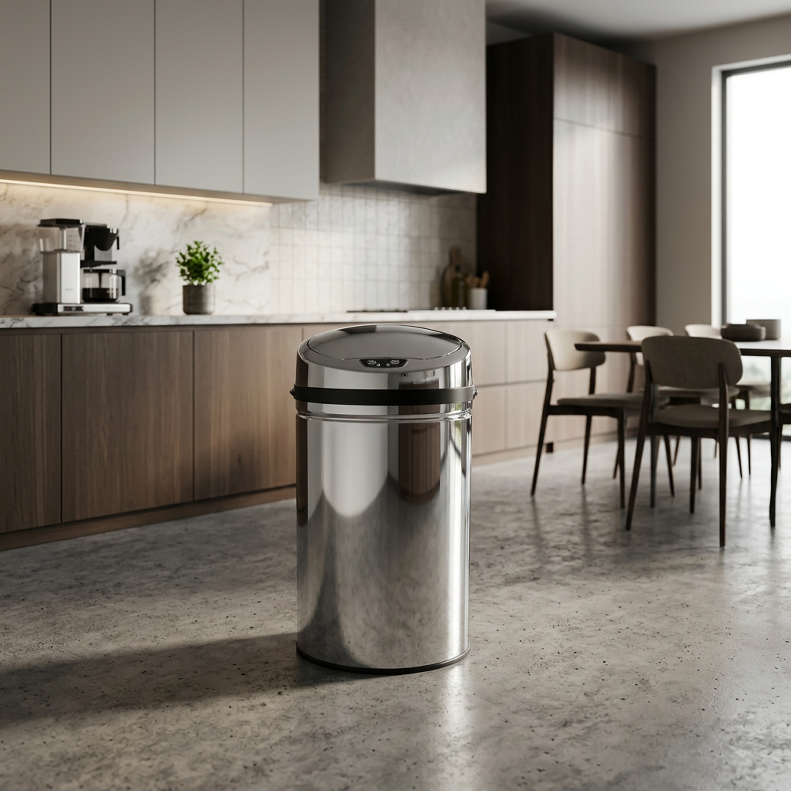 Echtwerk Abfalleimer mit Sensor 30L - Inox