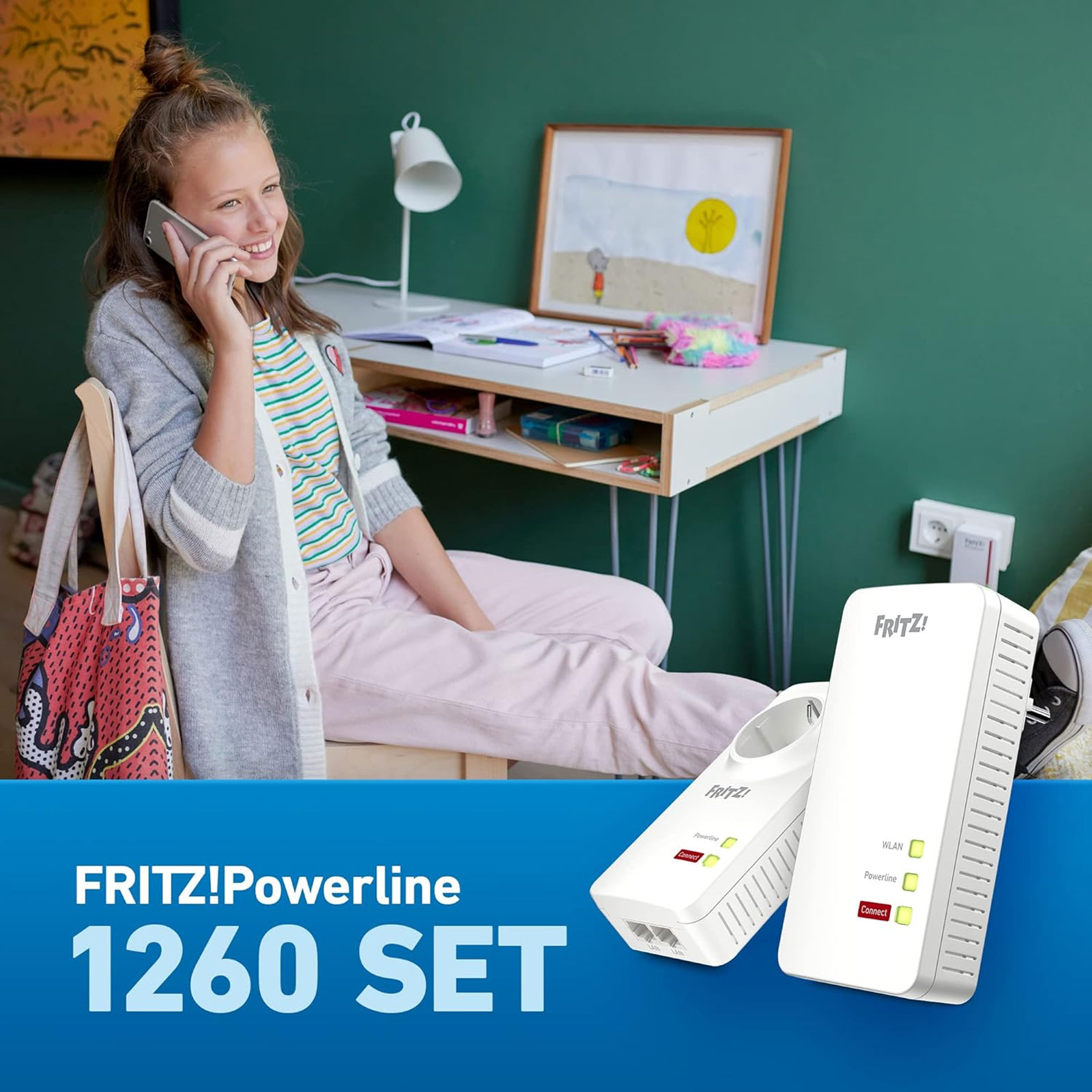 AVM FRITZ!Powerline 1260 WLAN Set