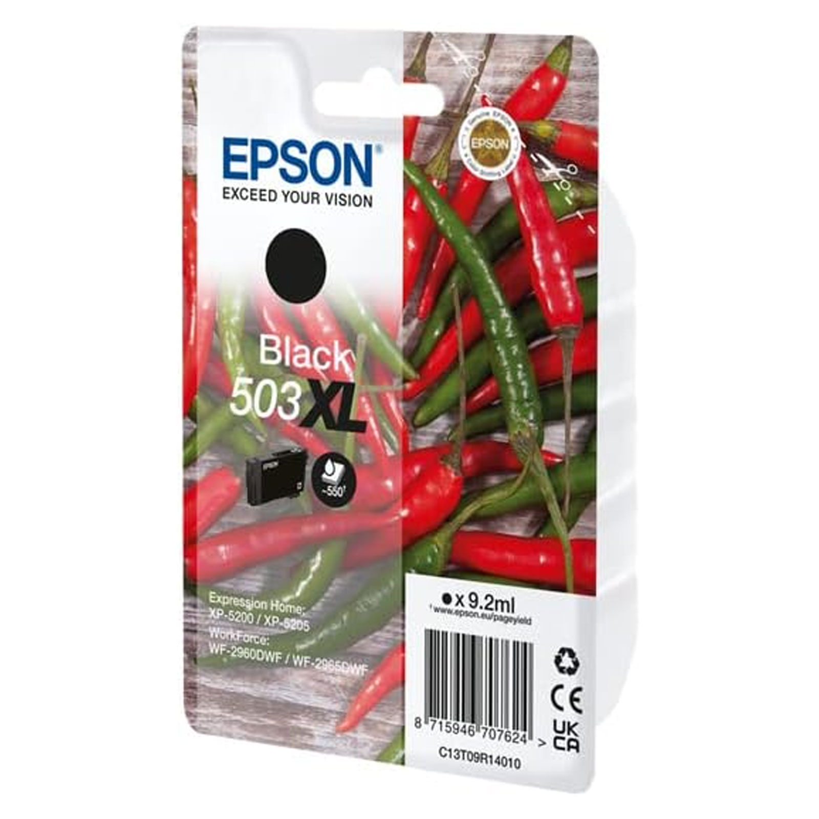 Epson C13T09R14010 503XL Schwarz Chillies