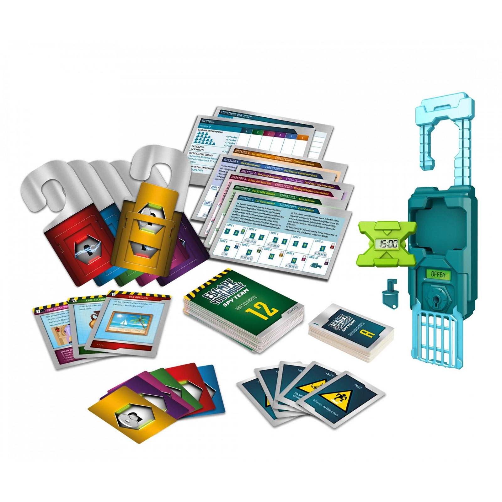 noris Brettspiel Escape your Home (ab 8 Jahre, 3 - 6 Spieler, 15 min)