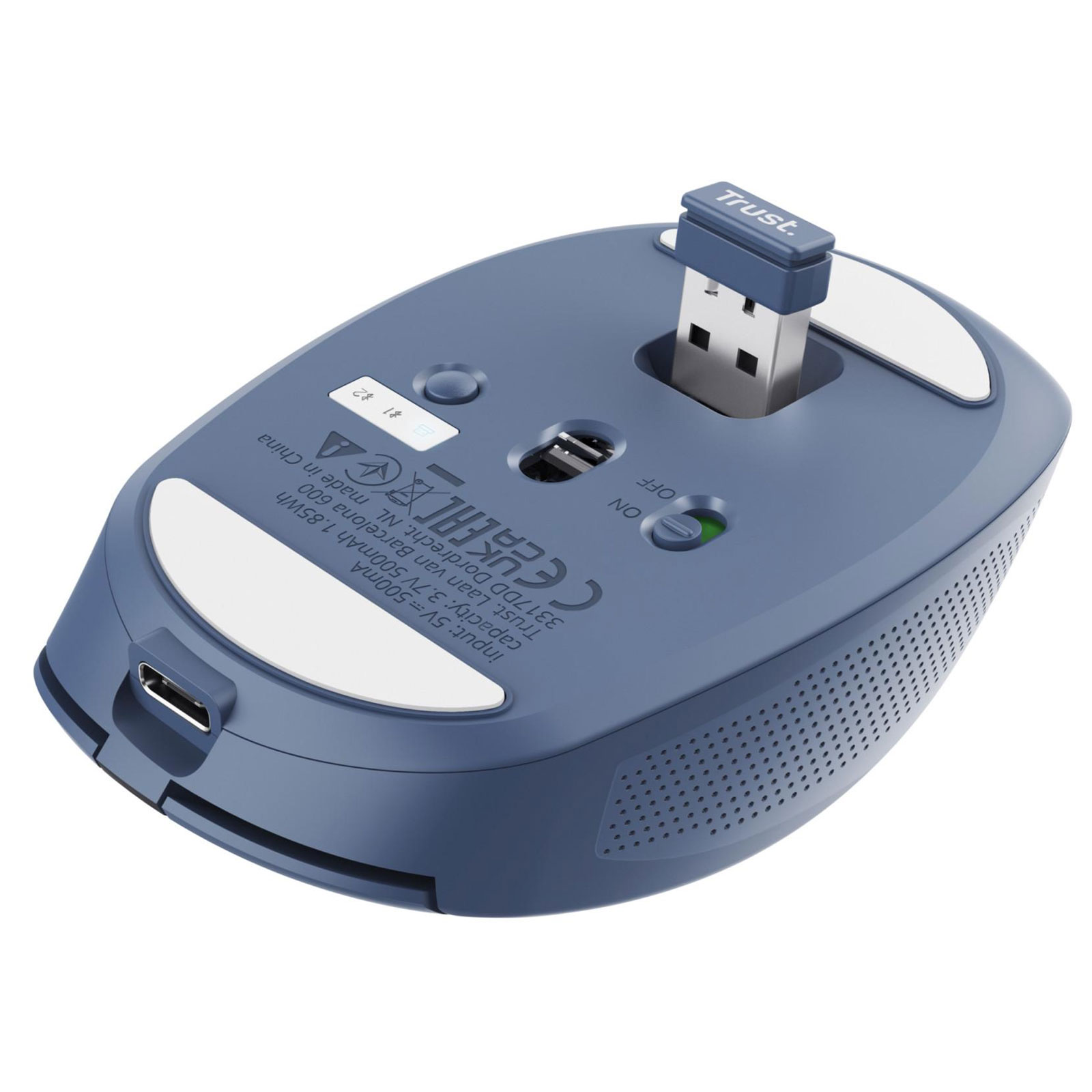 Trust Ozaa kabellose Maus mit Mehrgeräte-Anschluss