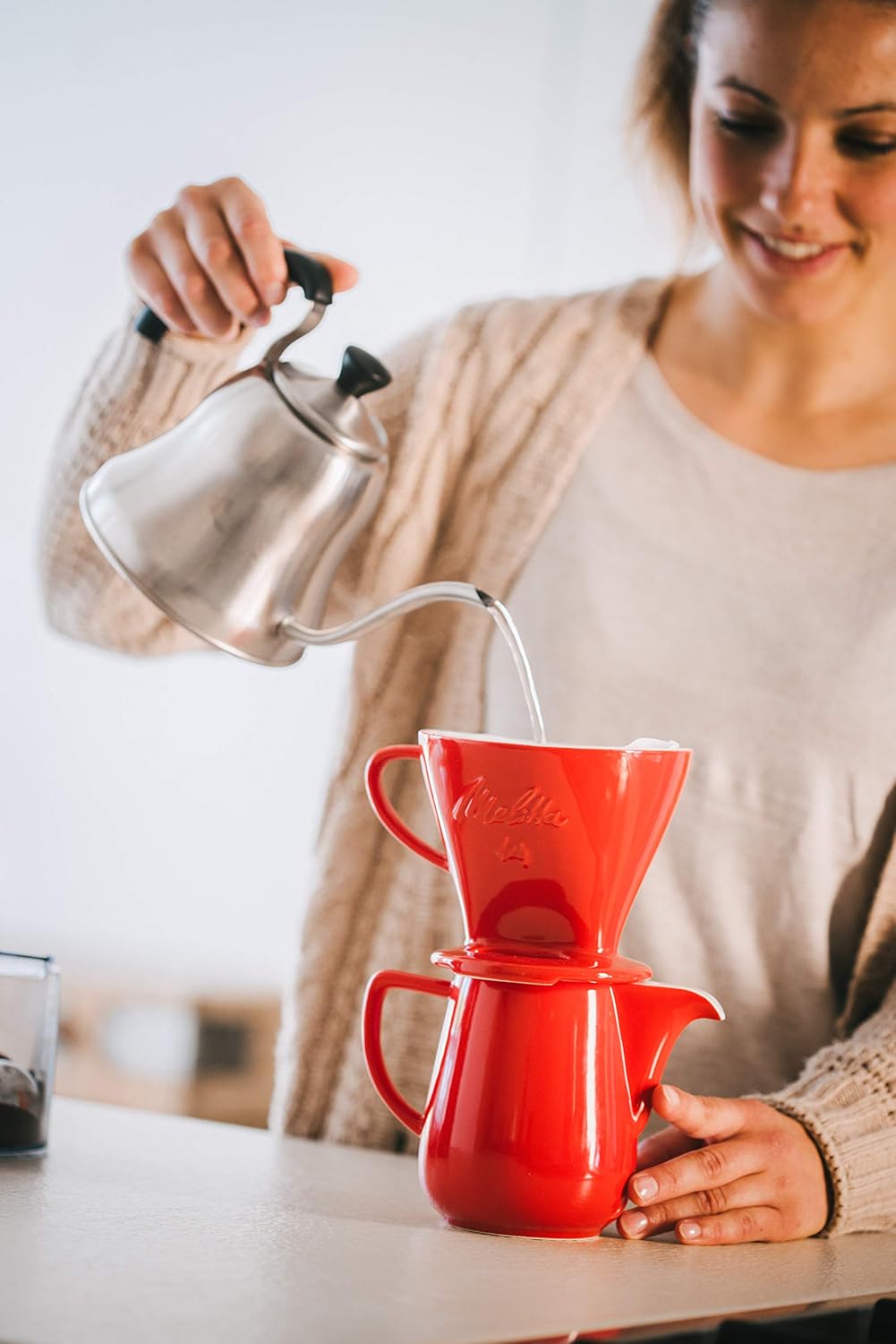 Melitta Filtertüten 102/80 naturbraun Aroma, 80 Stück