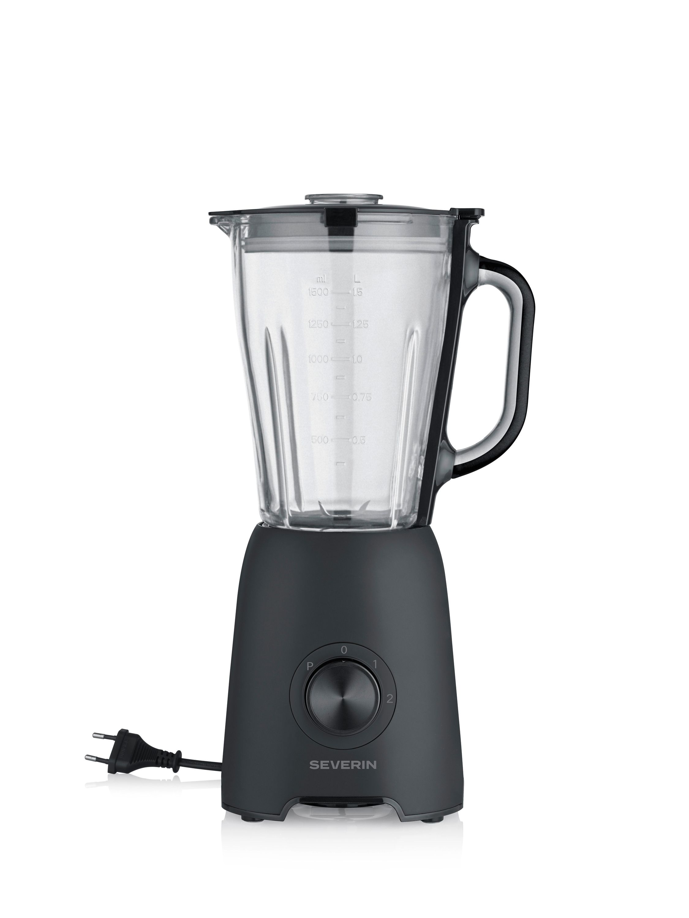 Severin Standmixer, Smoothie Maker, Blender elektrisch, 1,5L, 2 Stufen
