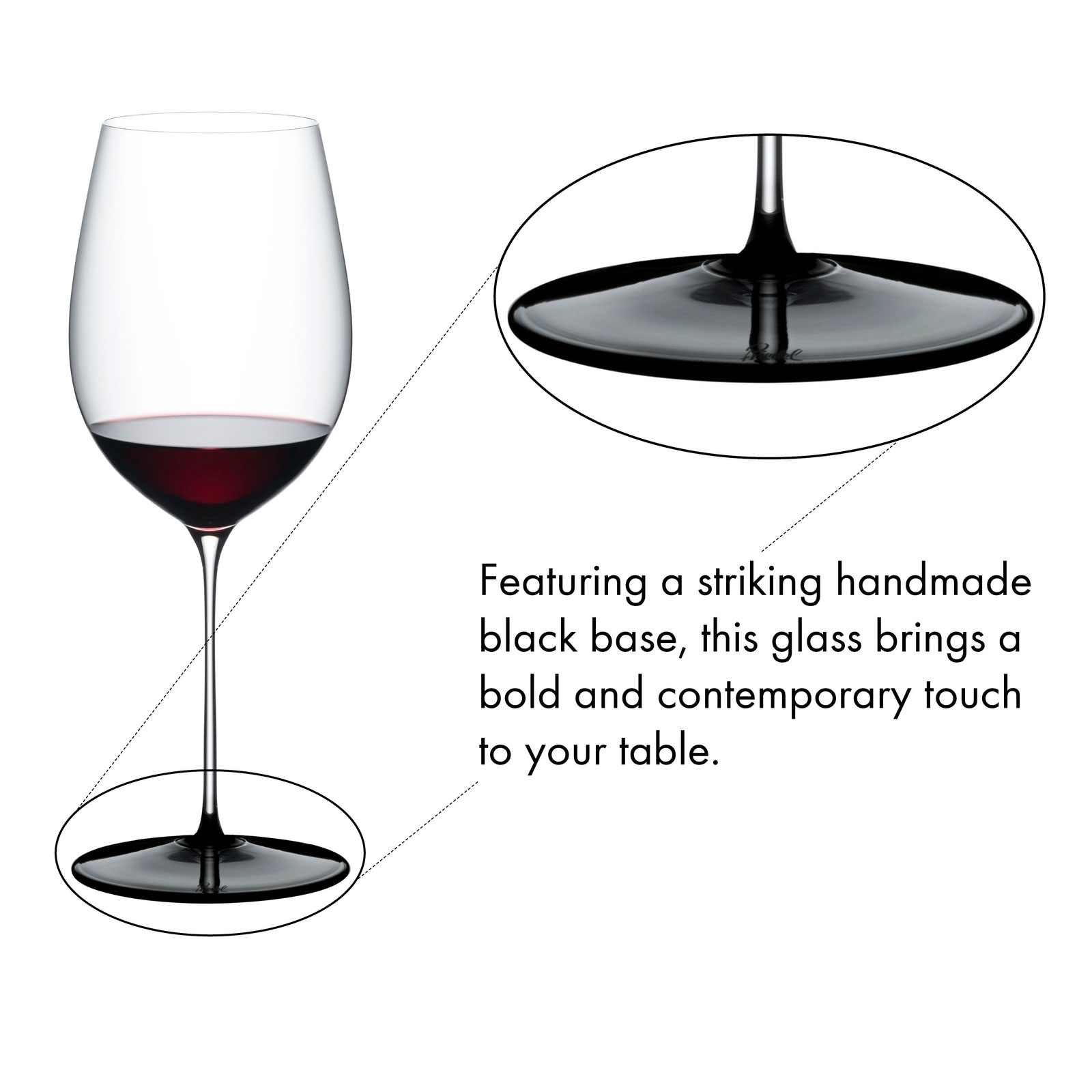 RIEDEL 5110/74 Fatto A Mano Black Tie Tasting Set