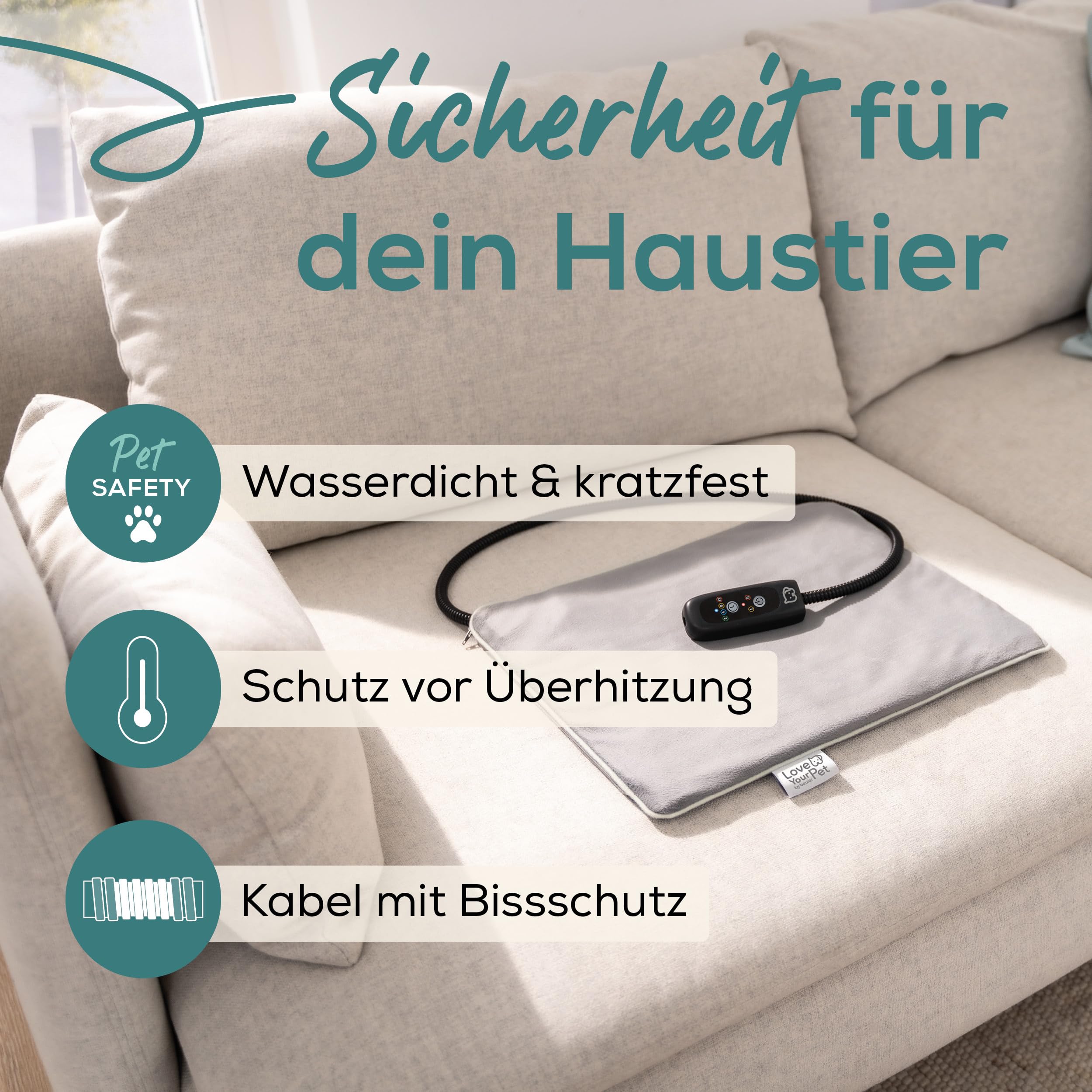 Beurer Love Your Pet Heizmatte S Lilli für Hunde und Katzen