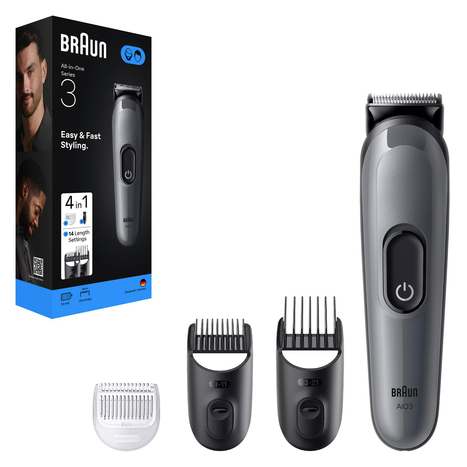 BRAUN All-in-One Series 3 4-in-1 Groomingset