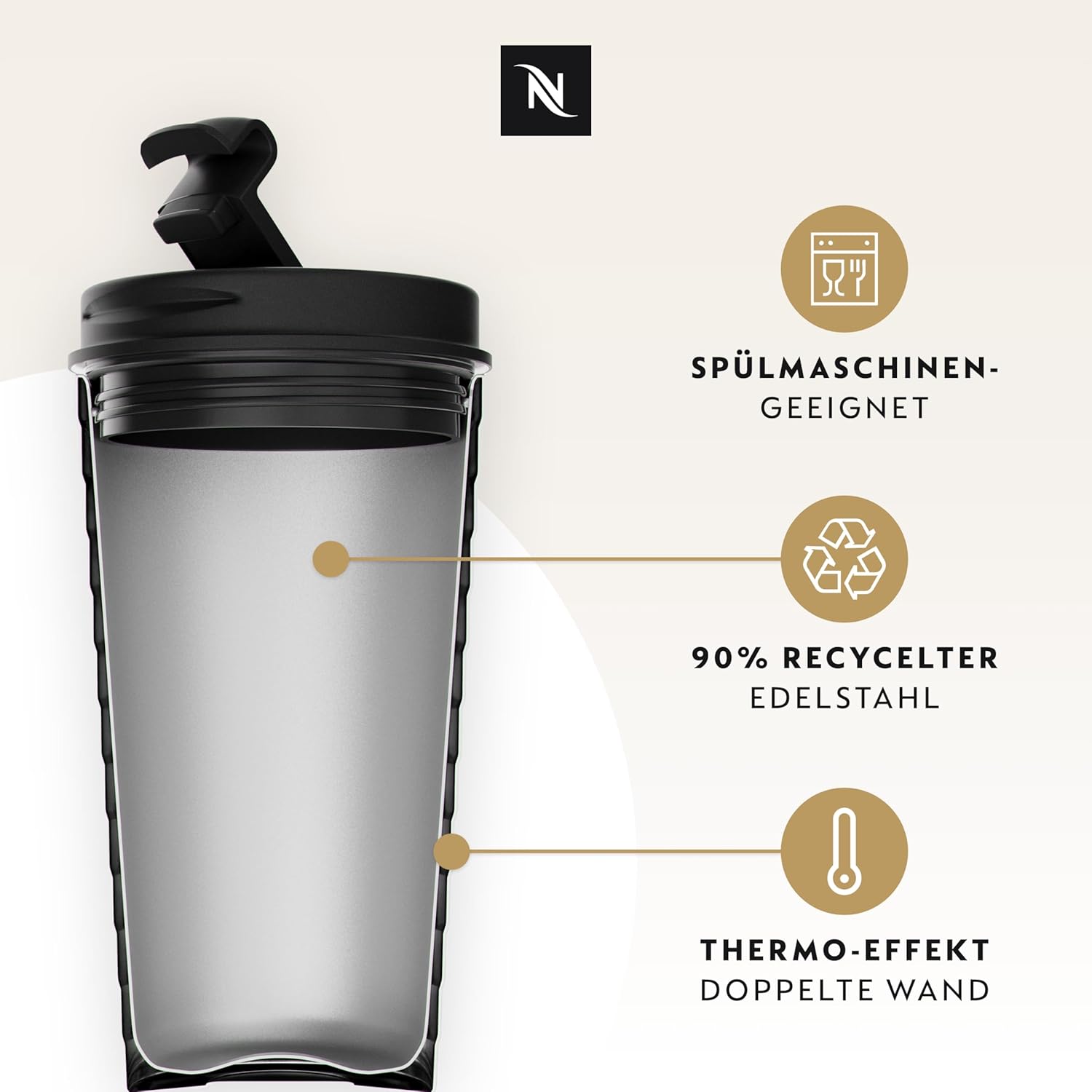 Nespresso TOUCH Travel Mug 345ml